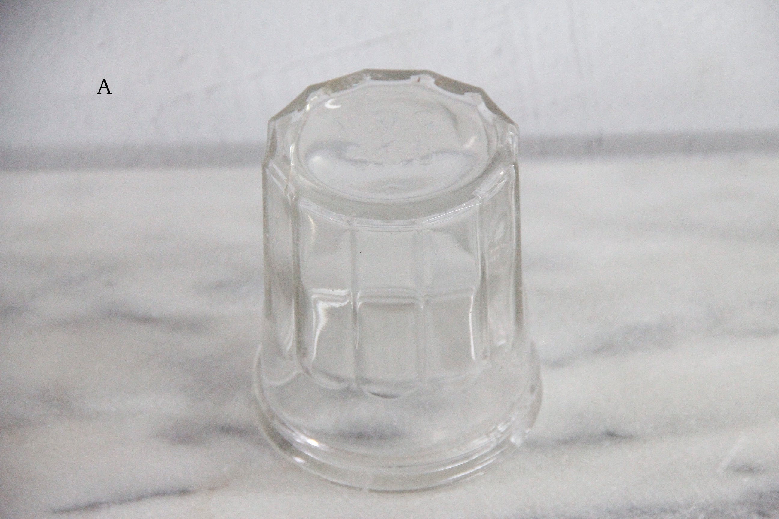 Antique French Jam Jar | Stamped Ribbed Glass Confiture  Debra Hall Lifestyle