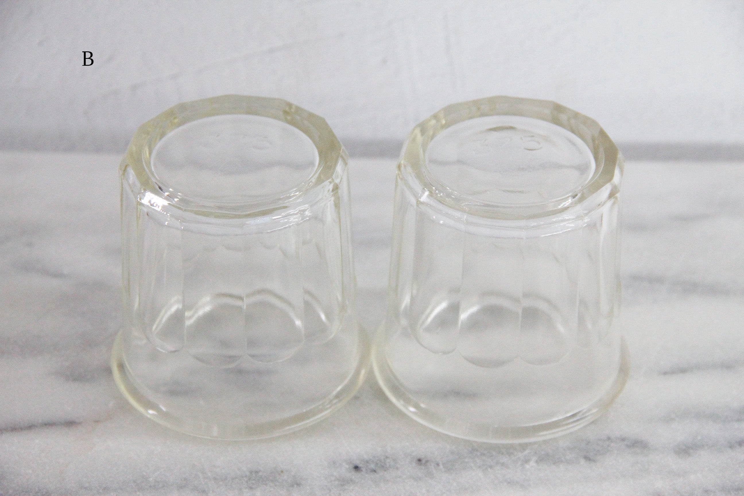 Antique French Jam Jar | Stamped Ribbed Glass Confiture  Debra Hall Lifestyle