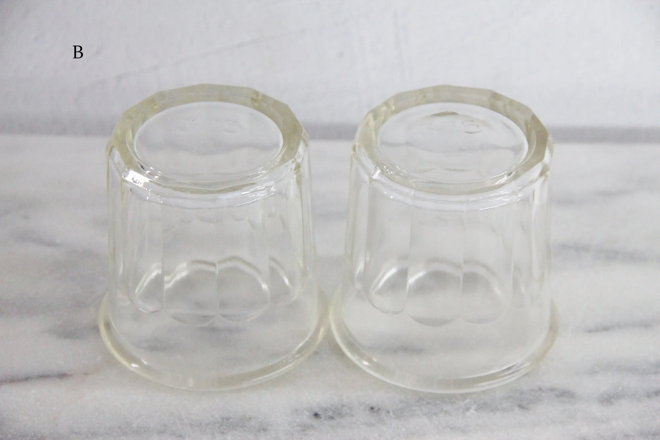Antique French Jam Jar | Stamped Ribbed Glass Confiture  Debra Hall Lifestyle