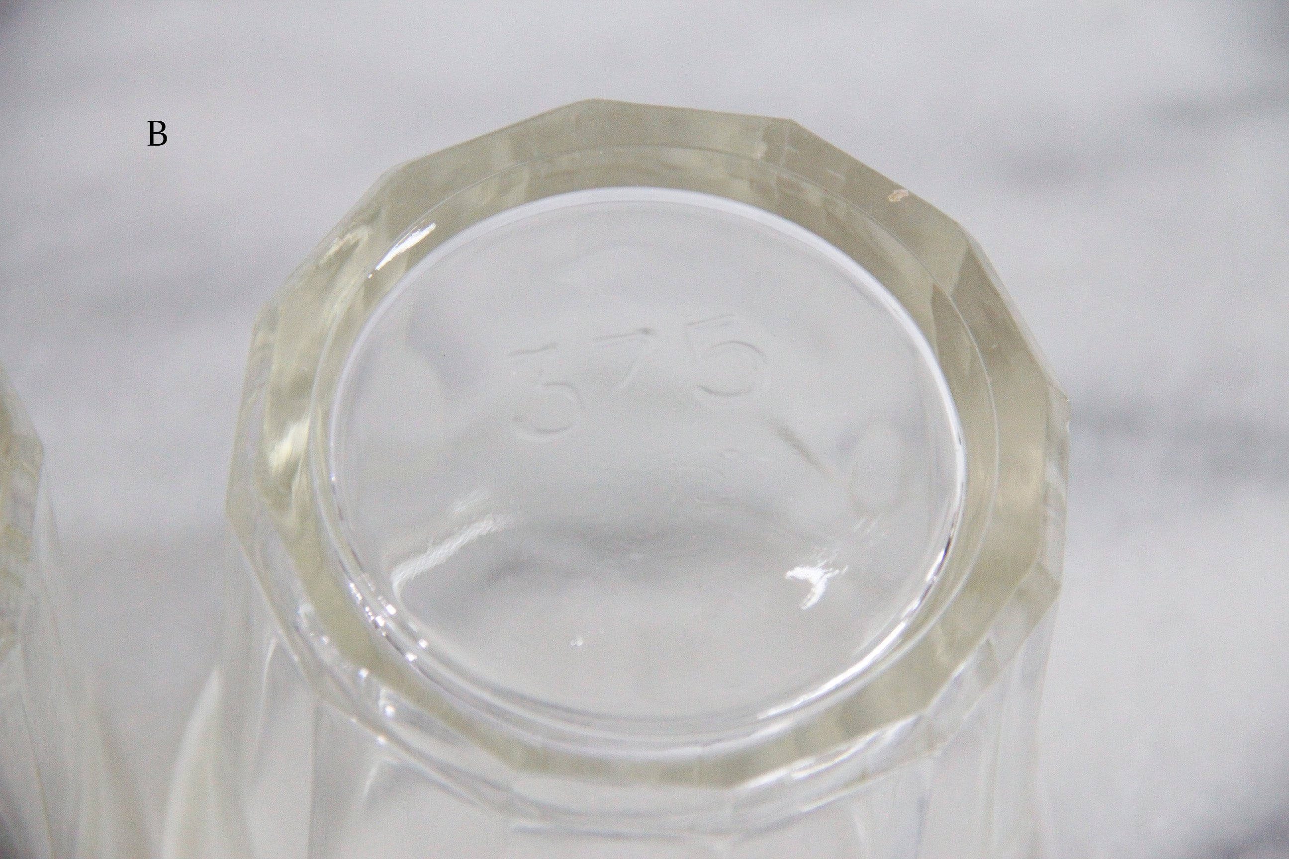 Antique French Jam Jar | Stamped Ribbed Glass Confiture  Debra Hall Lifestyle