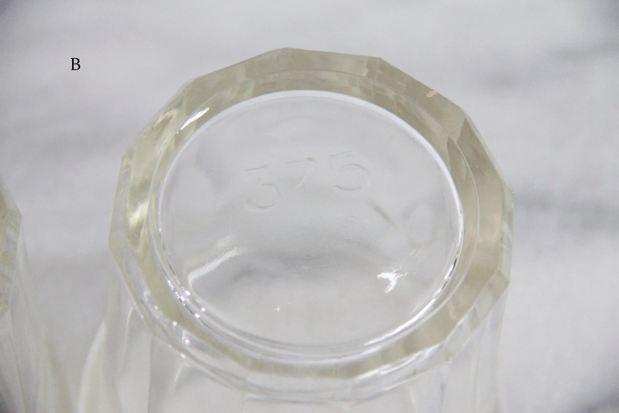 Antique French Jam Jar | Stamped Ribbed Glass Confiture  Debra Hall Lifestyle