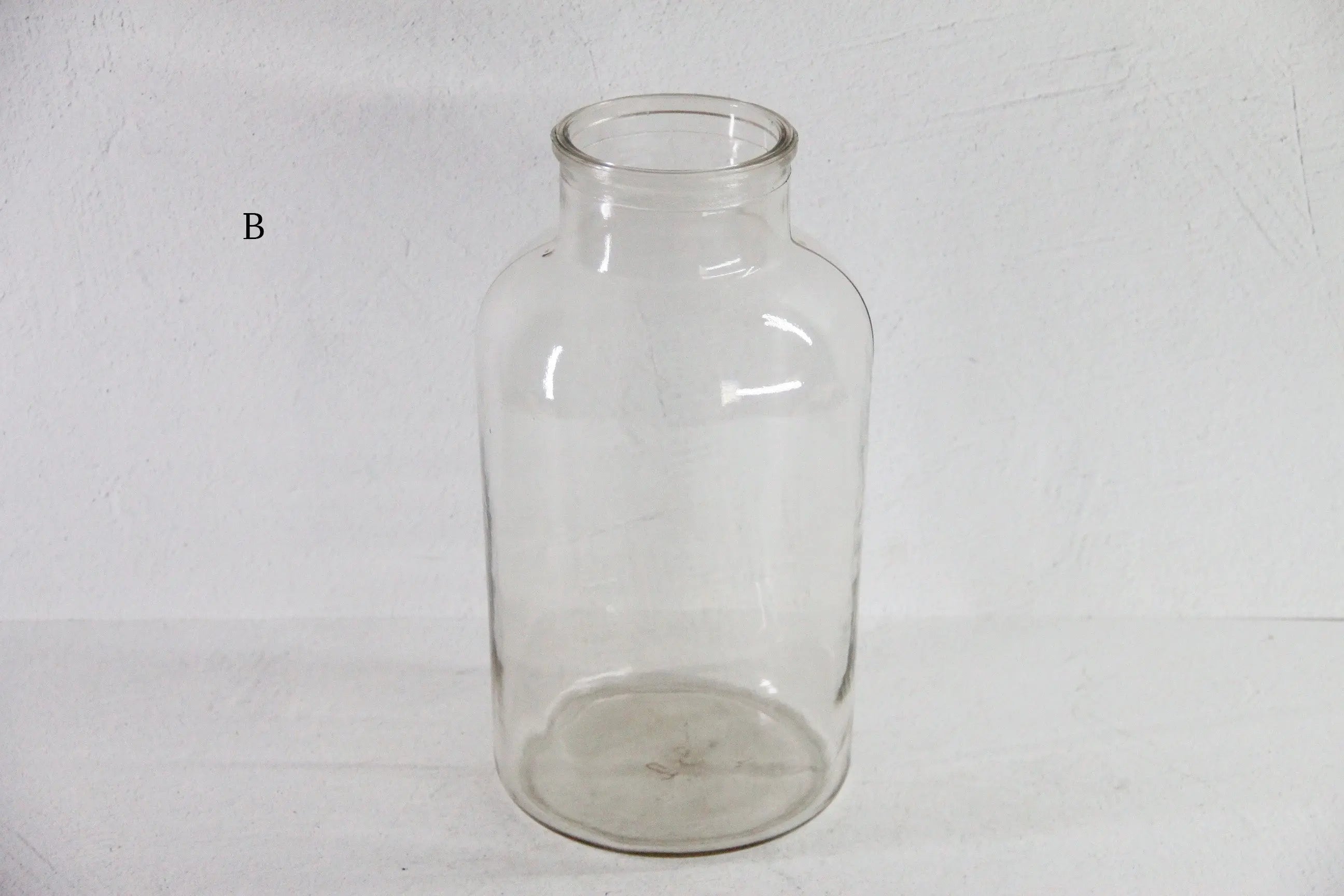 Antique French Jar Vase | Large Clear Glass Pickling/Candy Vessel  Debra Hall Lifestyle
