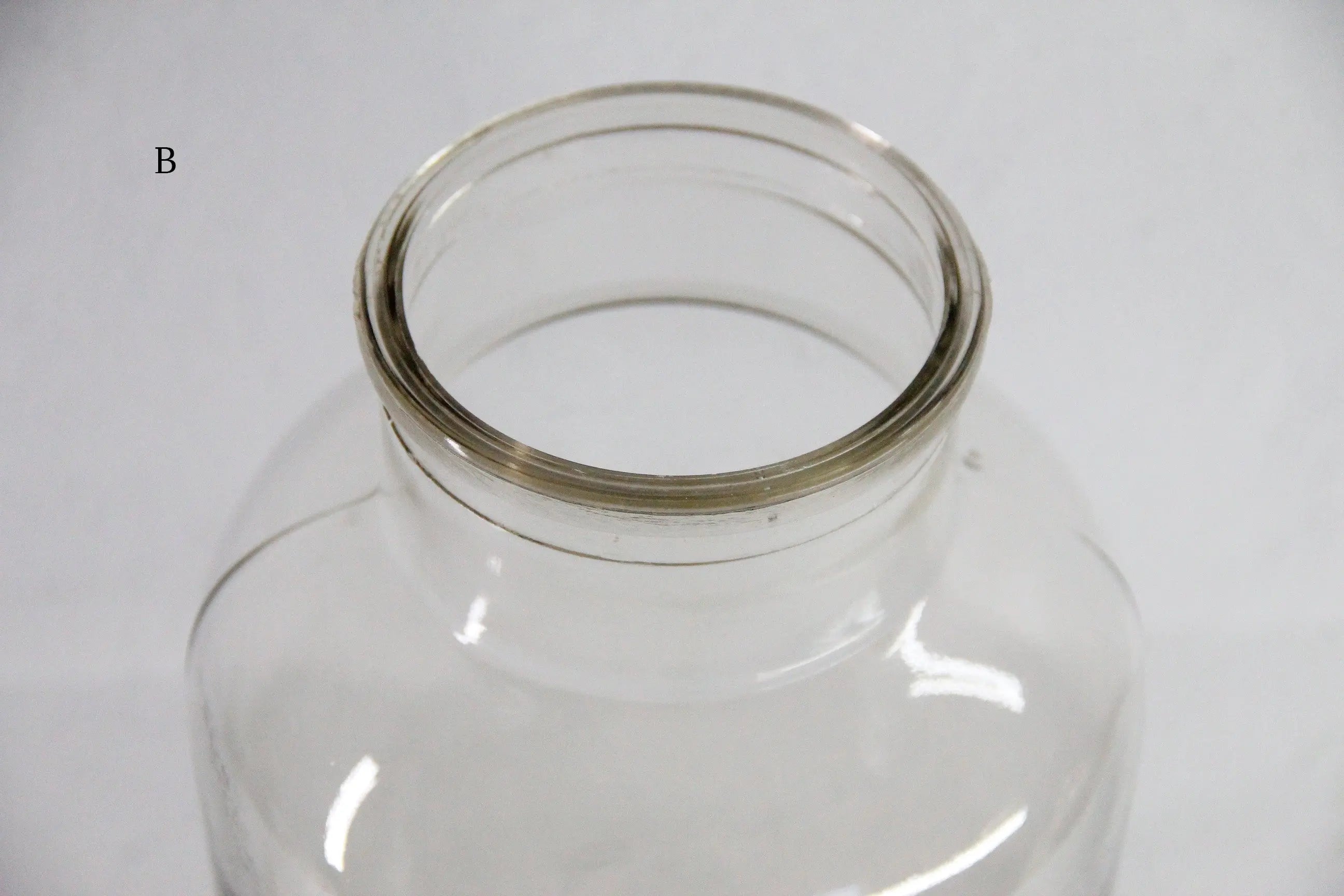 Antique French Jar Vase | Large Clear Glass Pickling/Candy Vessel  Debra Hall Lifestyle