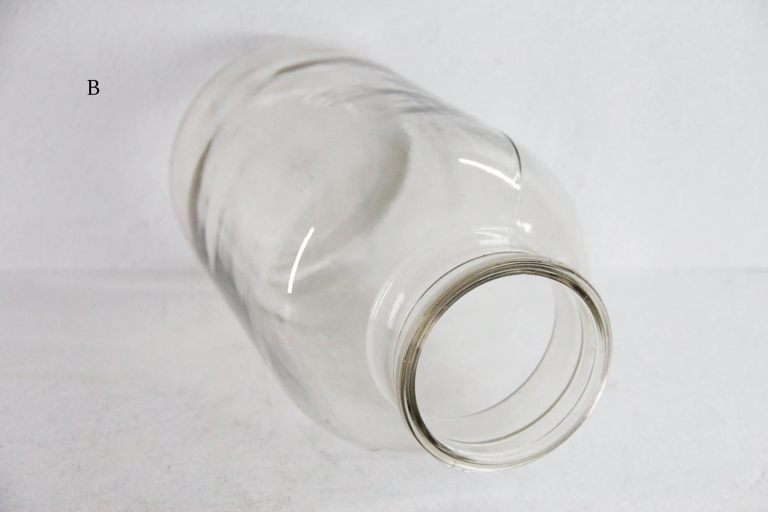 Antique French Jar Vase | Large Clear Glass Pickling/Candy Vessel  Debra Hall Lifestyle