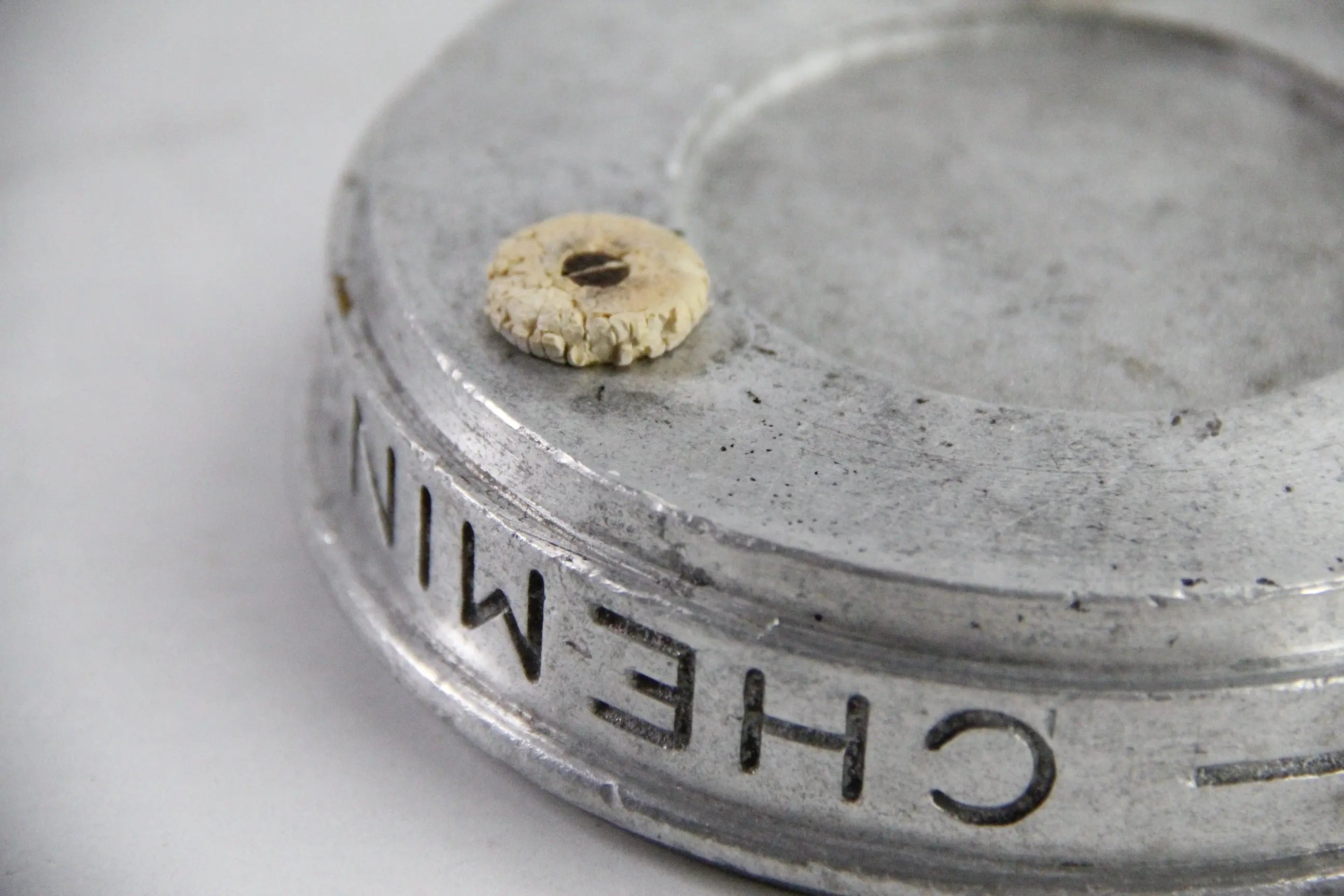 Antique French Pewter Wine Coaster | Chemins De Fer  Debra Hall Lifestyle