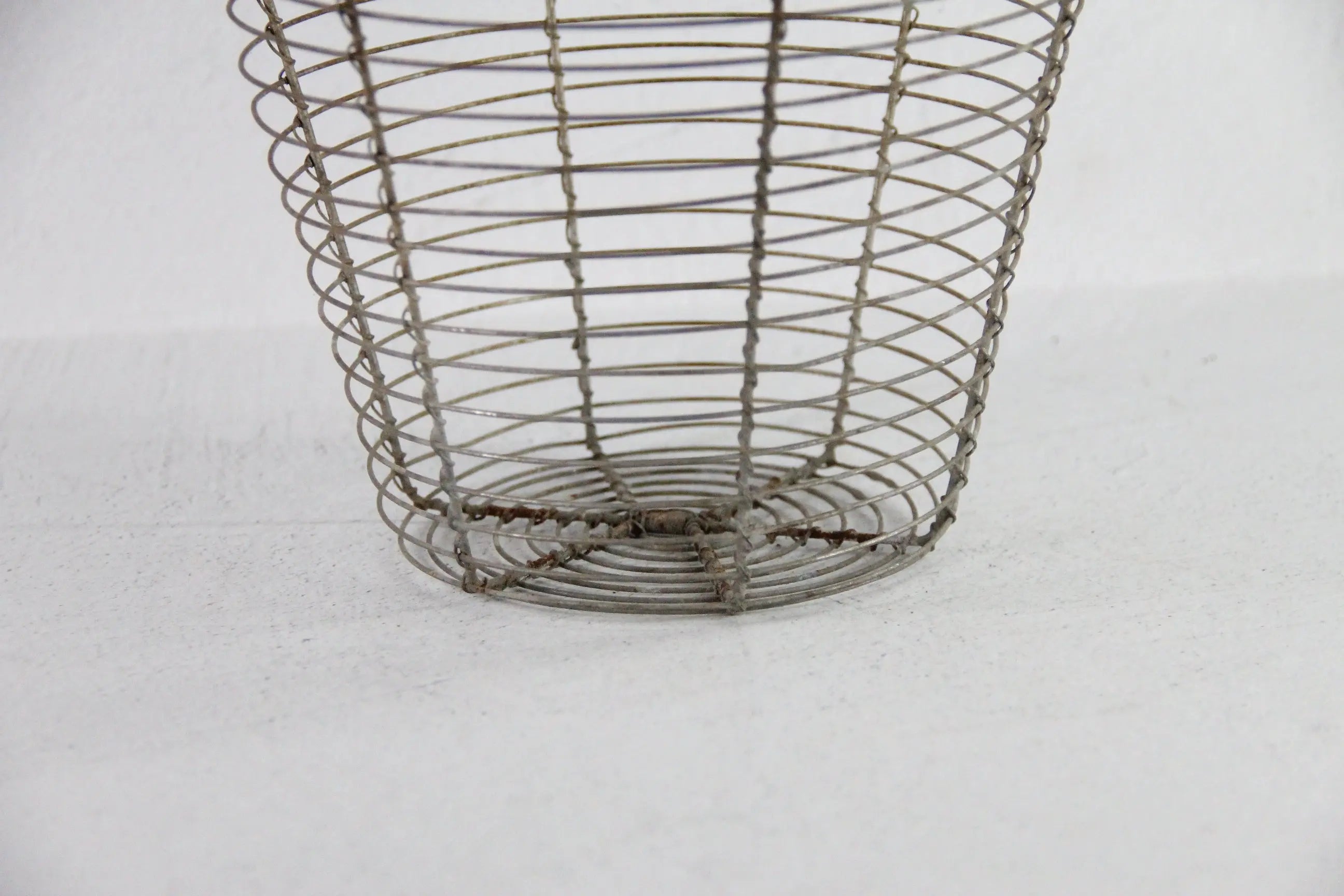 Antique French Wire Egg Basket | Collapsable with Handle  Debra Hall Lifestyle