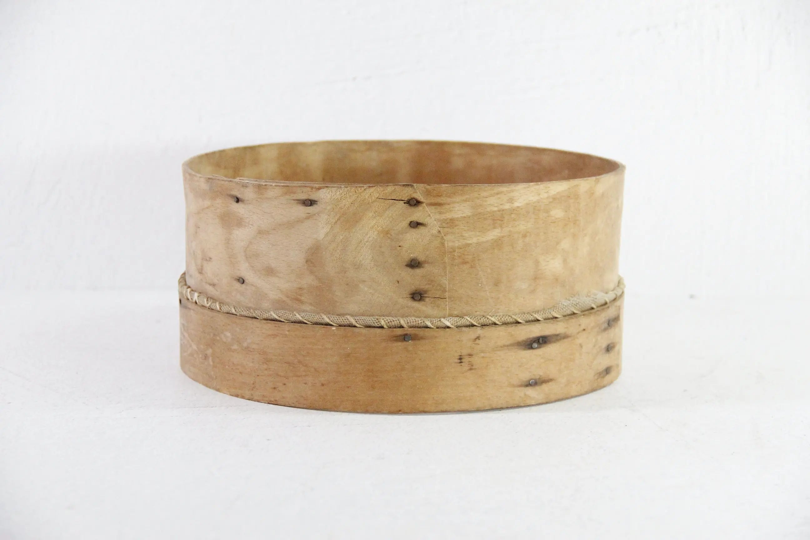 Antique Grain Sifter | Bentwood Flour Sieve  Debra Hall Lifestyle