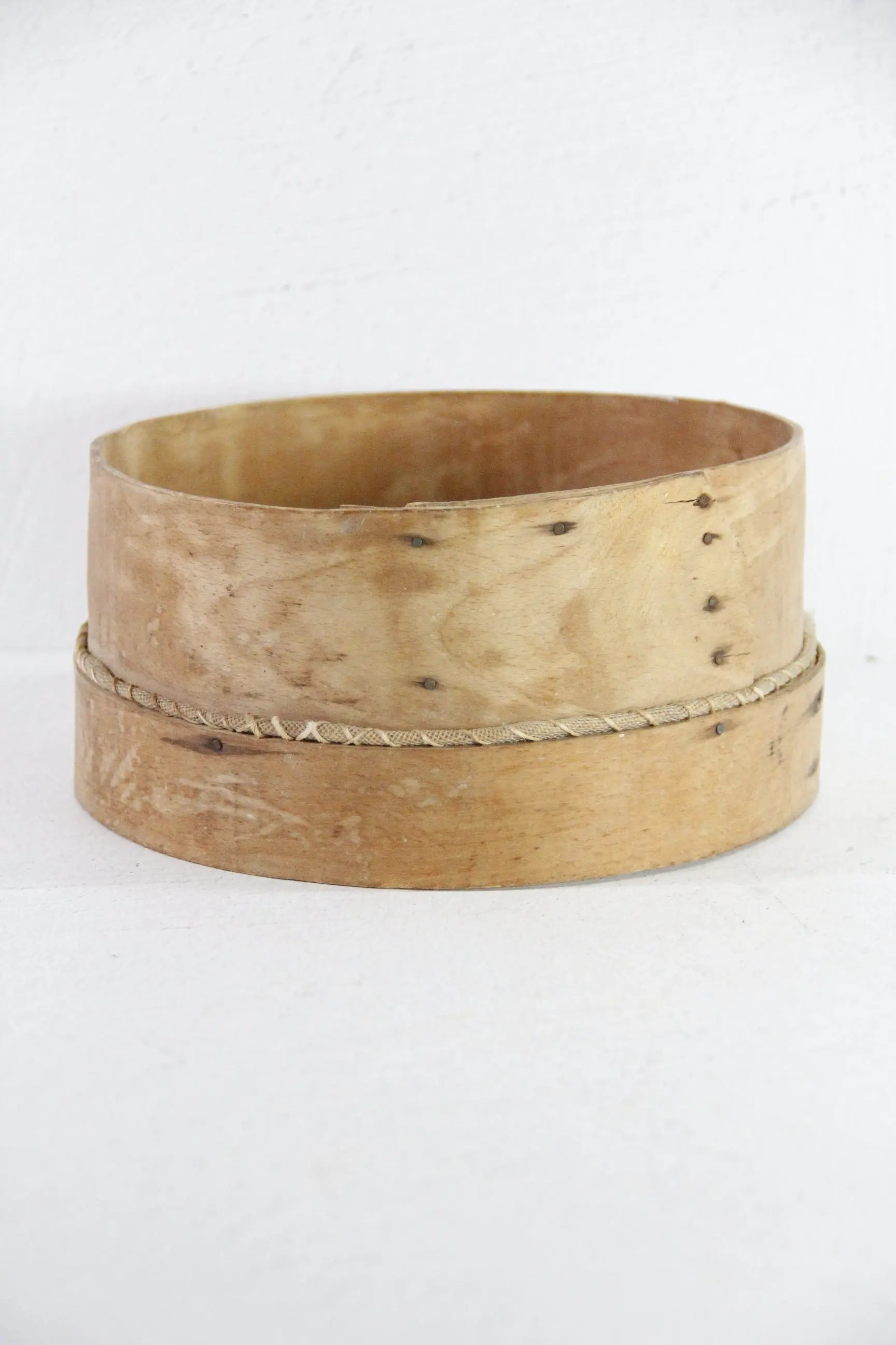 Antique Grain Sifter | Bentwood Flour Sieve  Debra Hall Lifestyle
