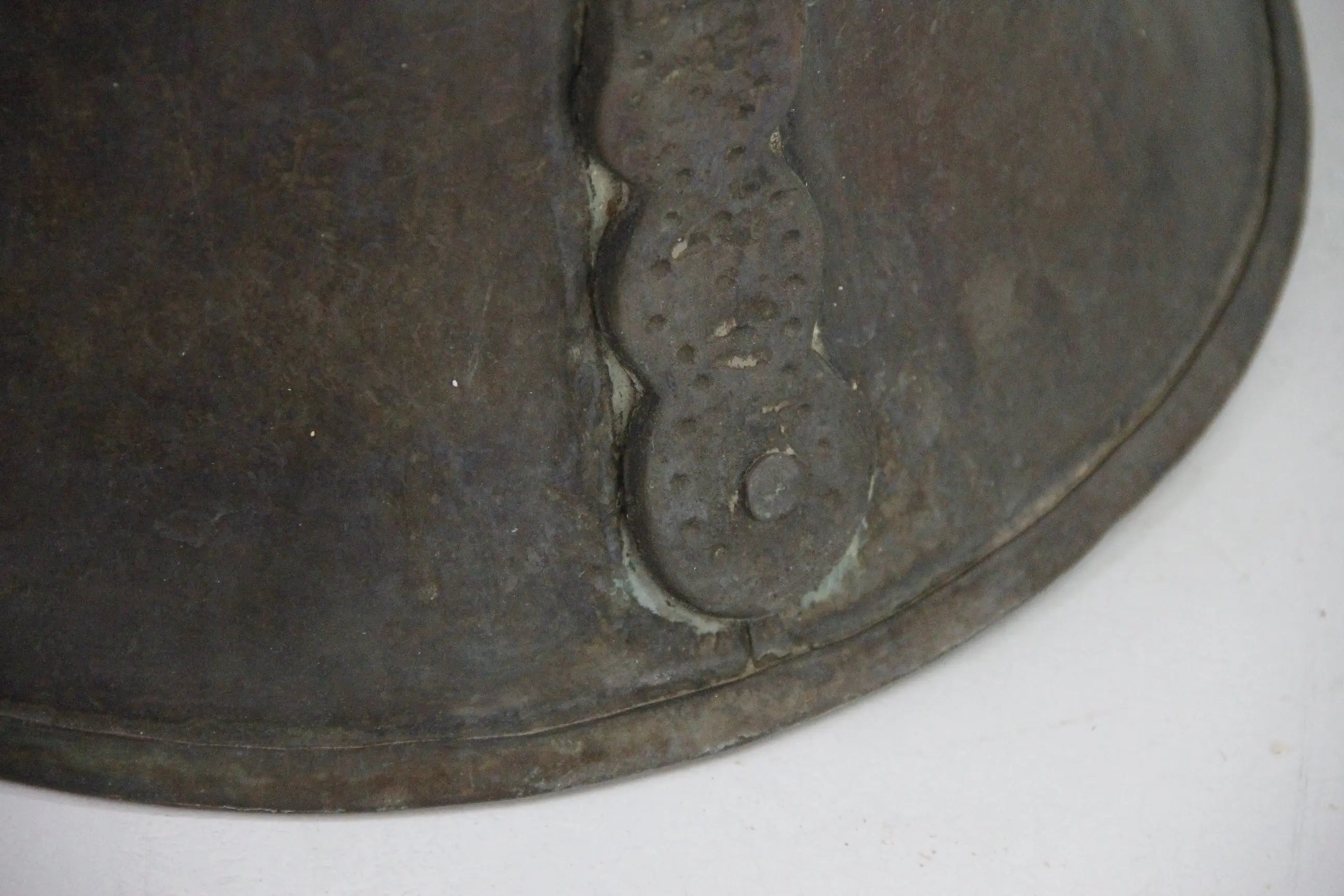 Antique Hammered Copper Pitcher | 19th C. Hand Forged Ewer  Debra Hall Lifestyle