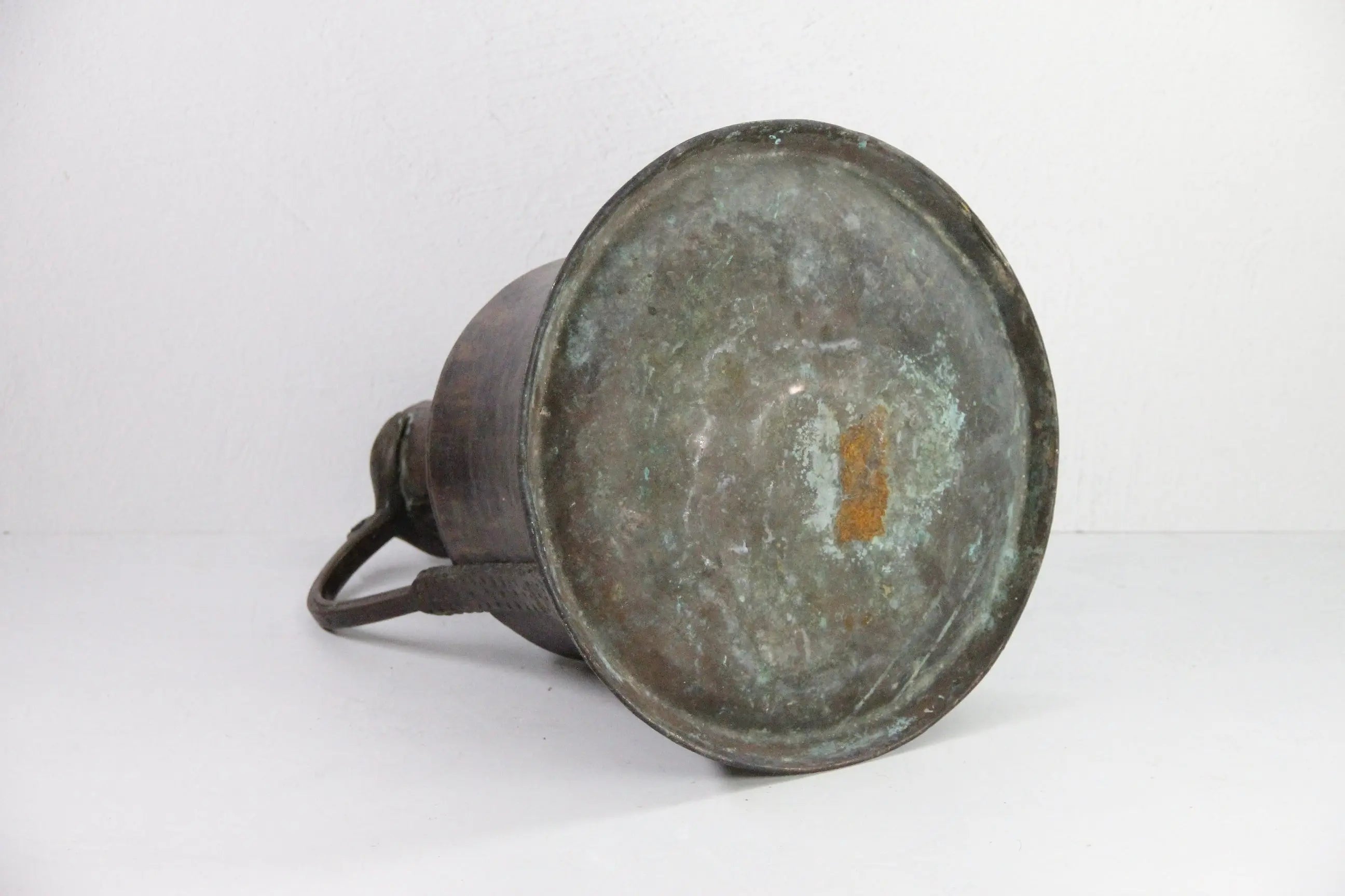 Antique Hammered Copper Pitcher | 19th C. Hand Forged Ewer  Debra Hall Lifestyle