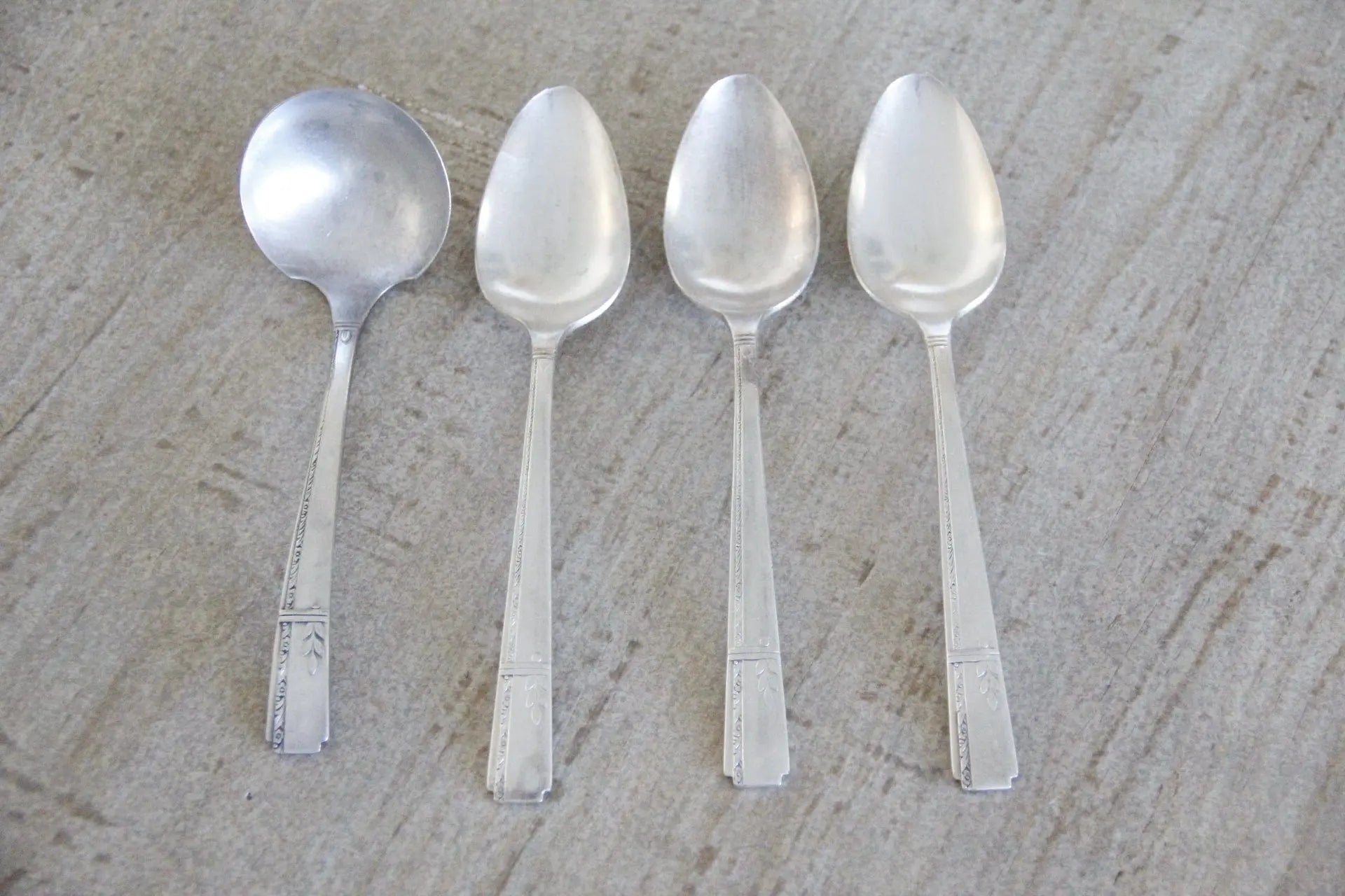 Antique Heirloom Pattern Silver Serving Piece | Flatware  Debra Hall Lifestyle