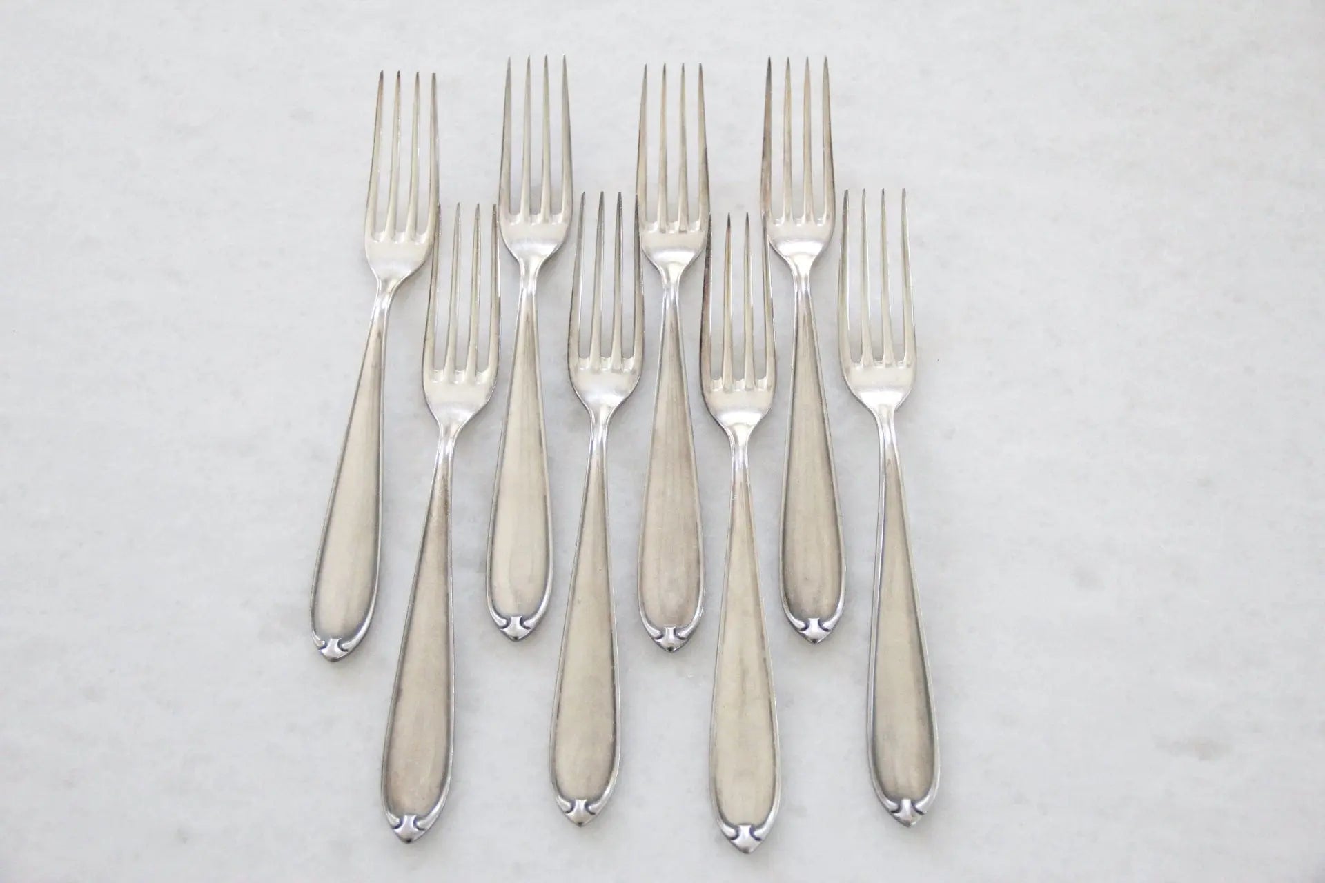 Antique Hotel Flatware | Forks 8 Pcs.  Debra Hall Lifestyle