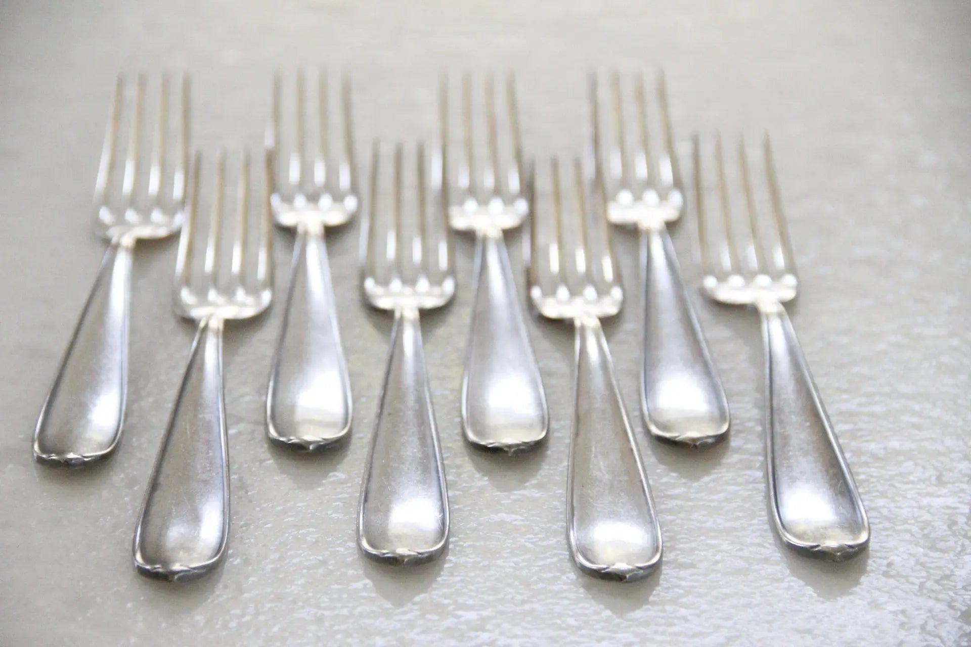 Antique Hotel Flatware | Forks 8 Pcs.  Debra Hall Lifestyle