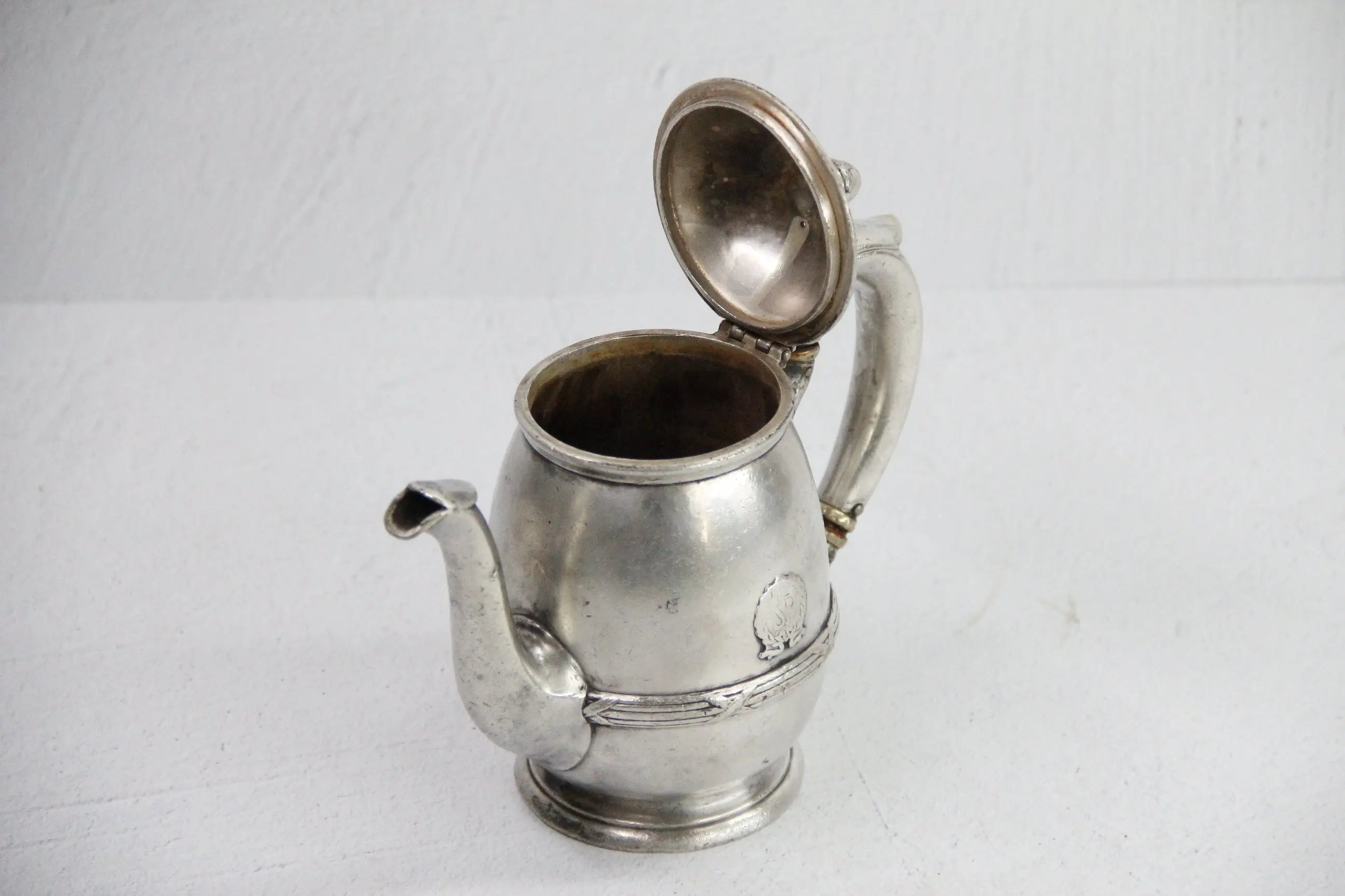 Antique Hotel Silver Teapot-1920s Savoy Plaza Serveware  Debra Hall Lifestyle