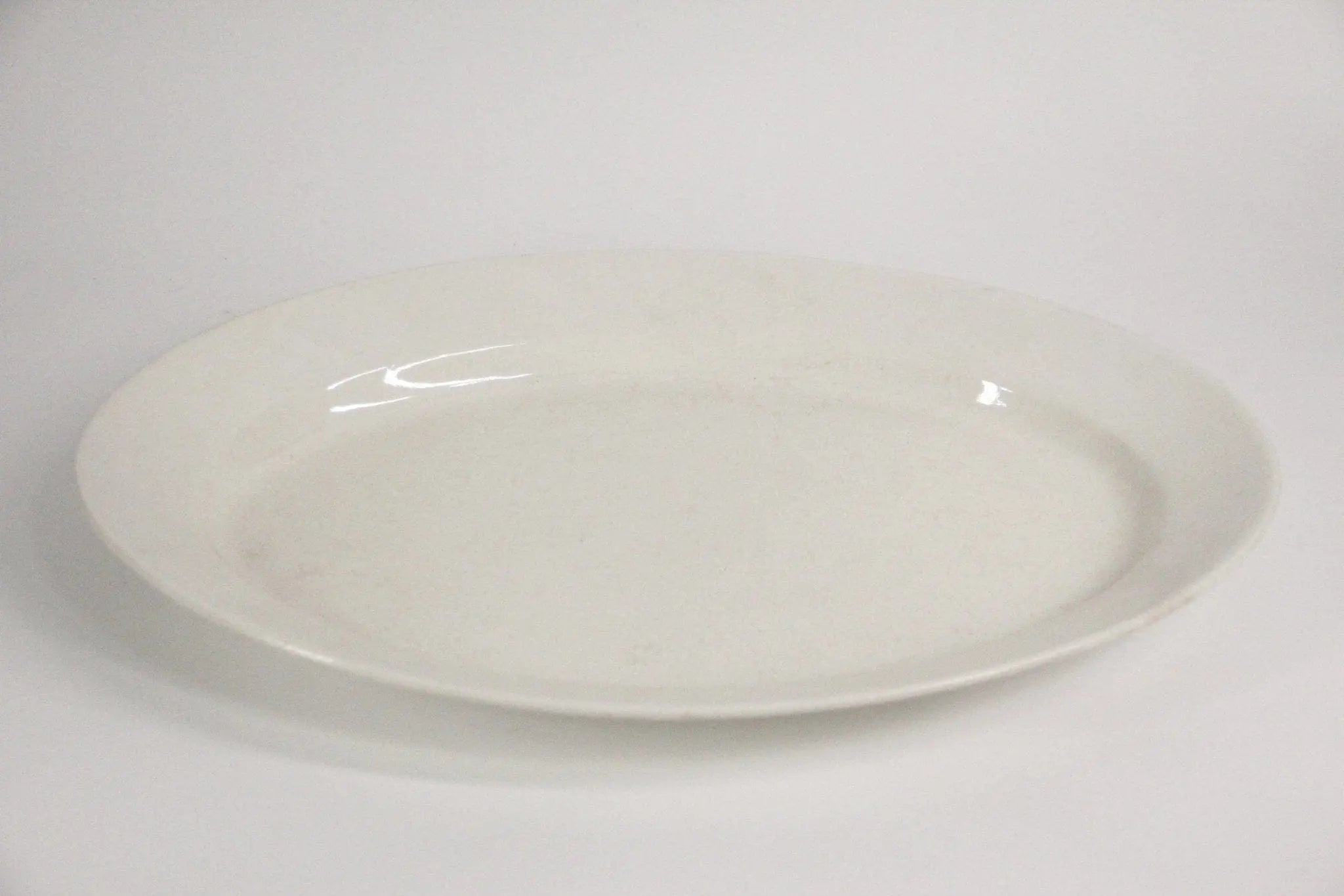 Antique Ironstone Platter | England | Deep Welled  Debra Hall Lifestyle