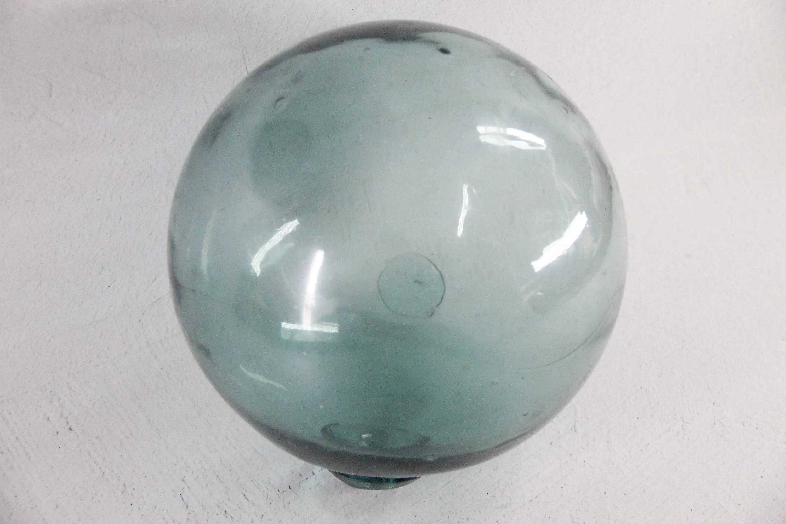 Antique Large Glass Fishing Float Japanese Hand Blown Buoy  Debra Hall Lifestyle