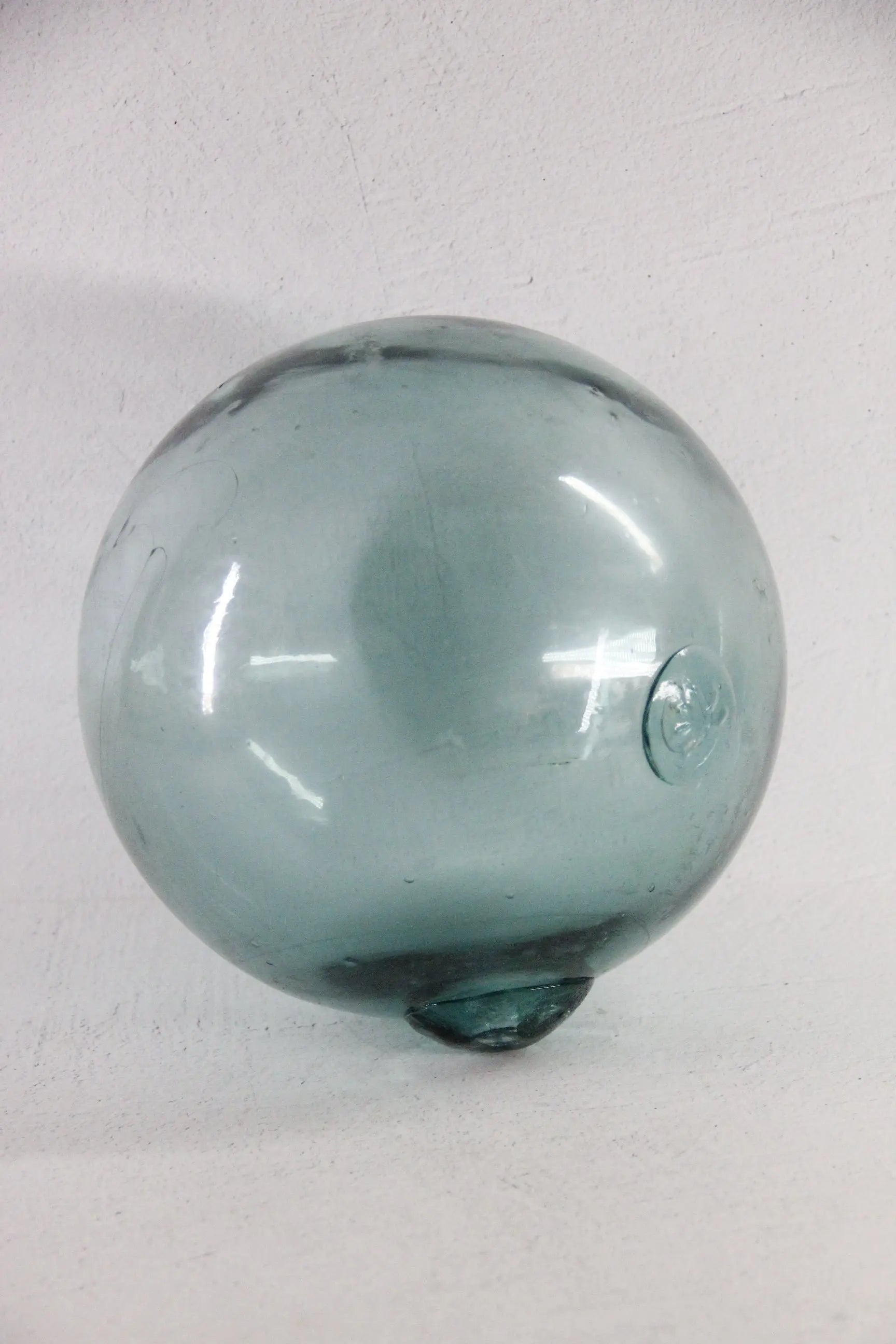 Antique Large Glass Fishing Float Japanese Hand Blown Buoy  Debra Hall Lifestyle