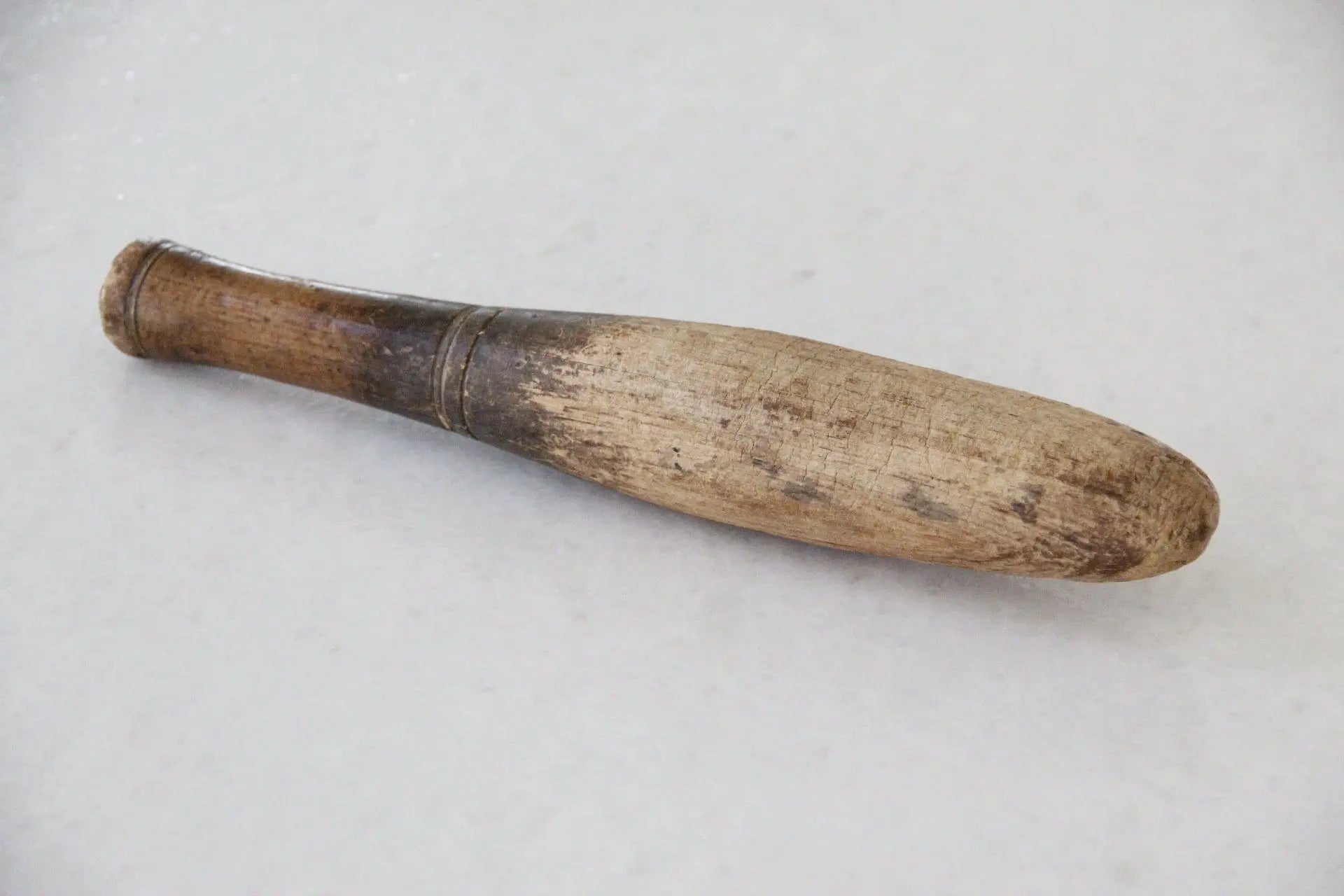 Antique Large Wood Pestle | European  Debra Hall Lifestyle
