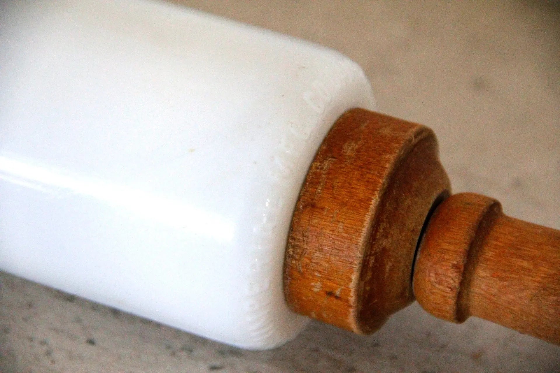 Antique Milk Glass Rolling Pin | Imperial  Debra Hall Lifestyle