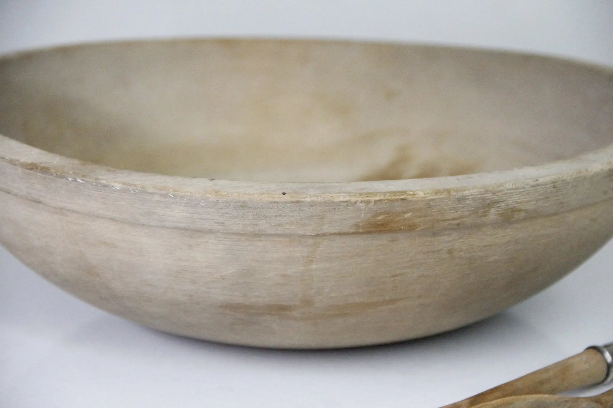 Antique Munising Wood Bowl | Medium Dough  Debra Hall Lifestyle