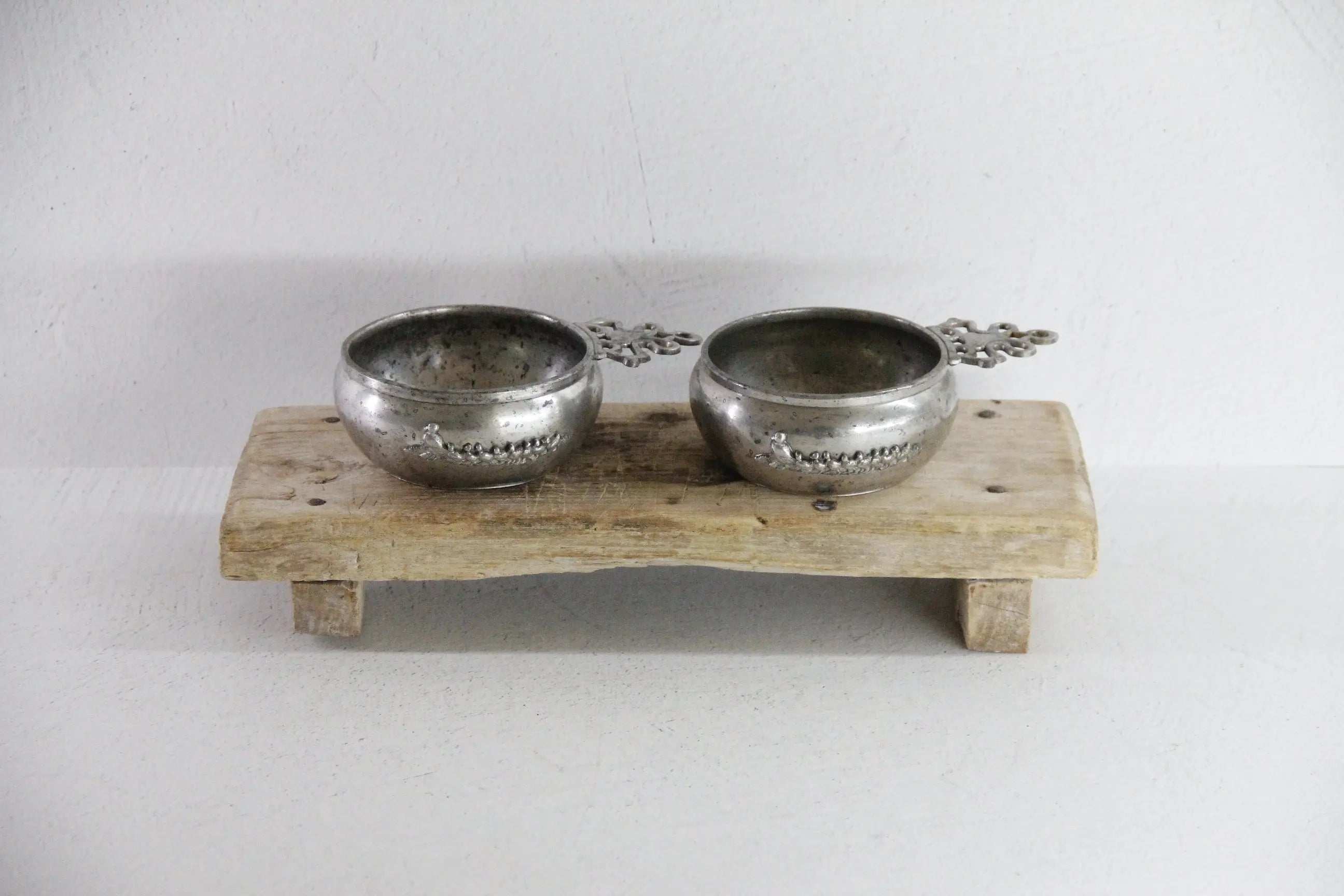 Antique Pewter Porringer | Cornwall & Murphy Bowl Tastevin  Debra Hall Lifestyle