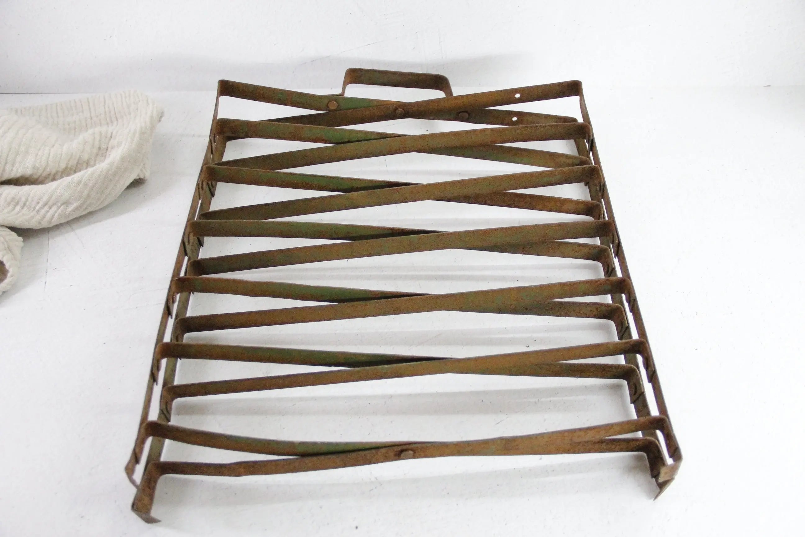 Antique Pie Cooling Rack French | Bakery Folding Iron Stand  Debra Hall Lifestyle