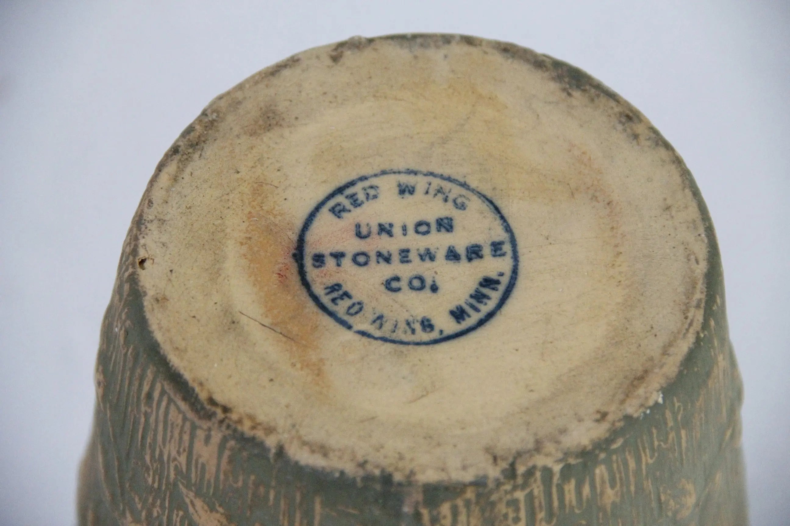 Antique Pottery Vase | Red Wing Brushware Union Stoneware  Debra Hall Lifestyle