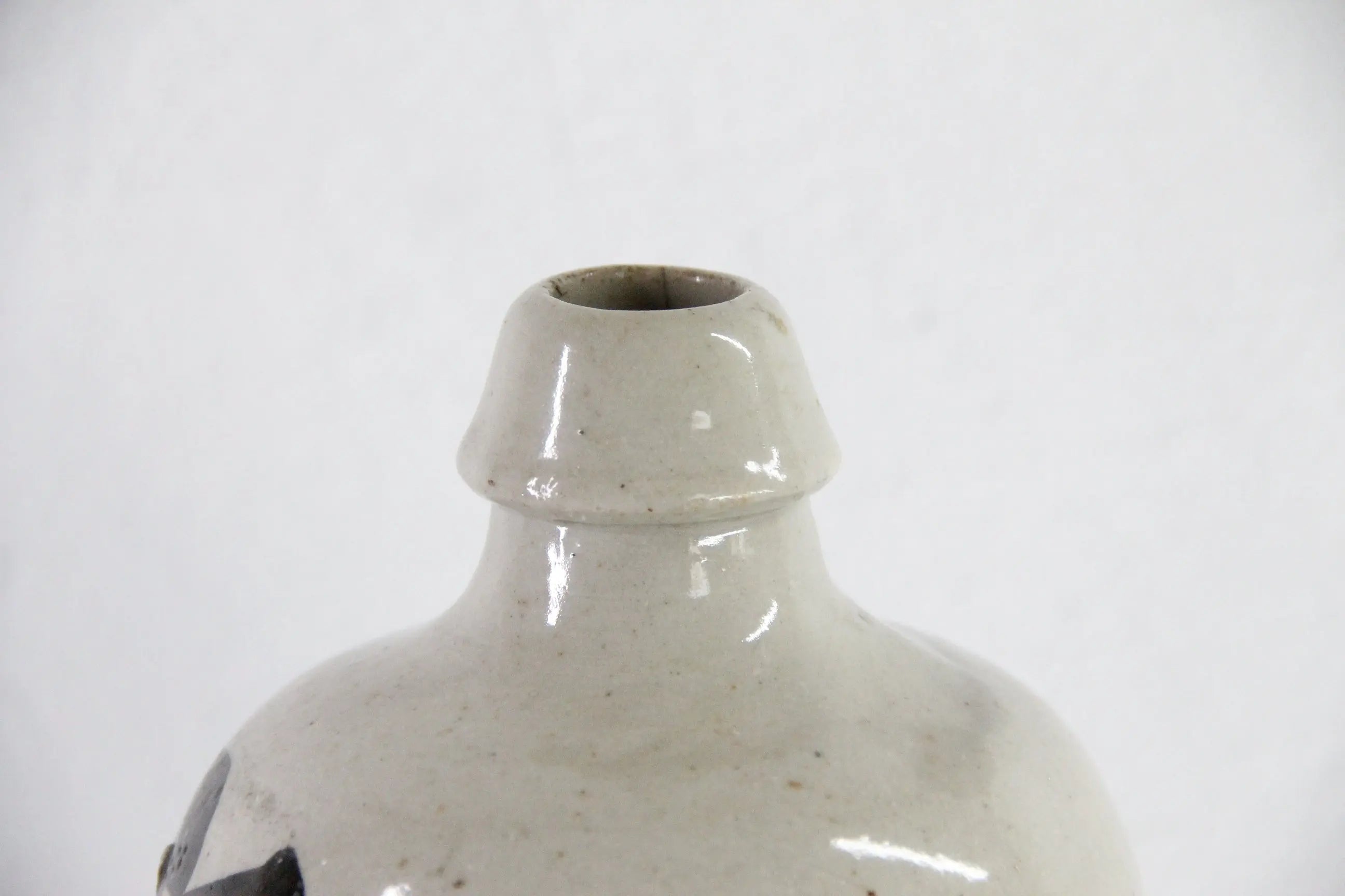 Antique Sake Bottle | 19th Century Japanese Stoneware  Debra Hall Lifestyle