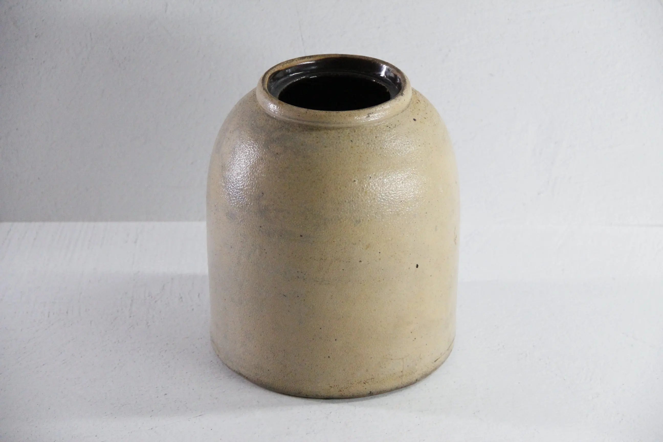 Antique Salt Glaze Stoneware Crock | Utensil Canning Jar  Debra Hall Lifestyle