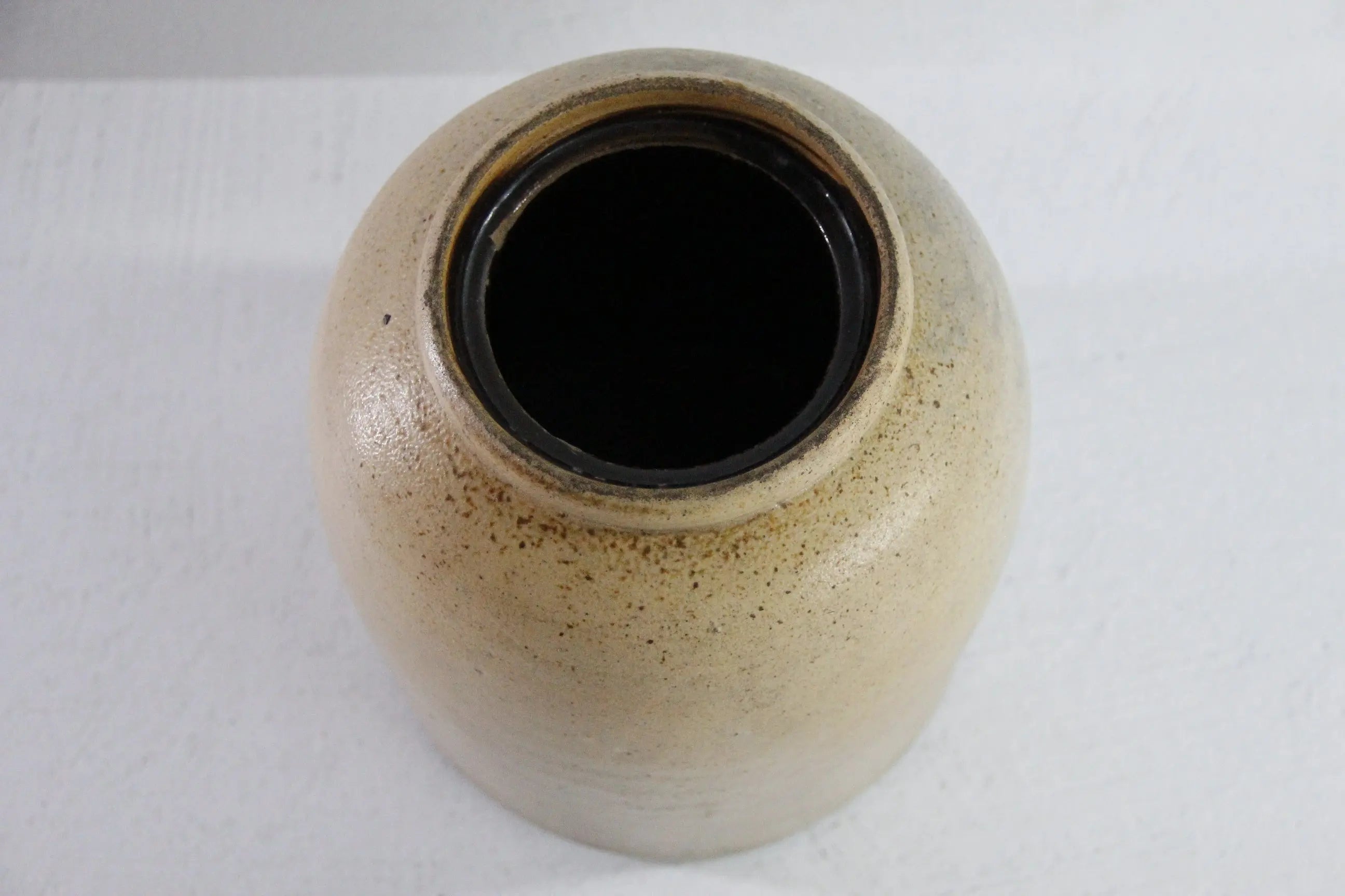 Antique Salt Glaze Stoneware Crock | Utensil Canning Jar  Debra Hall Lifestyle