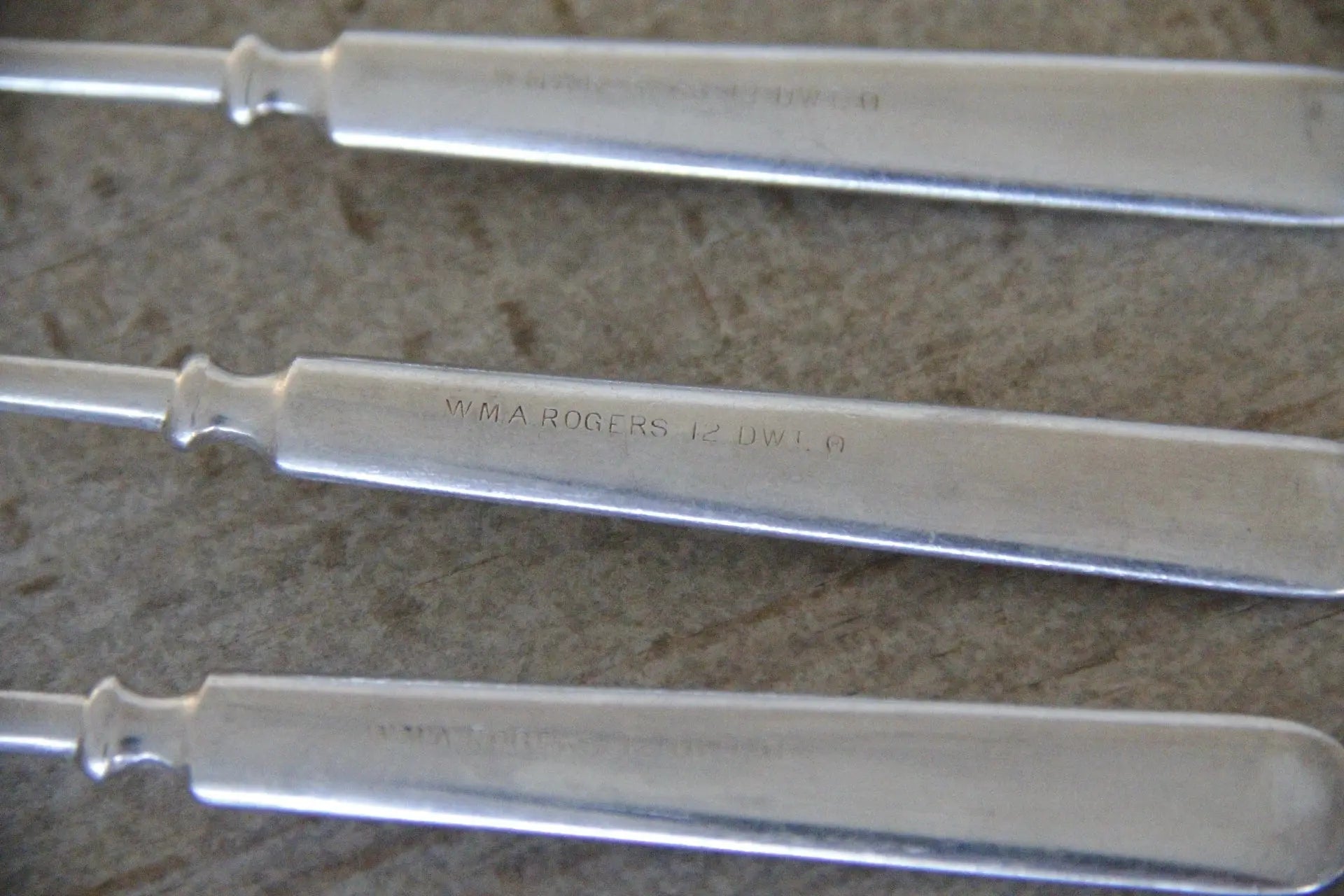 Antique Silver Dinner Fork | Flatware 3 Pcs.  Debra Hall Lifestyle