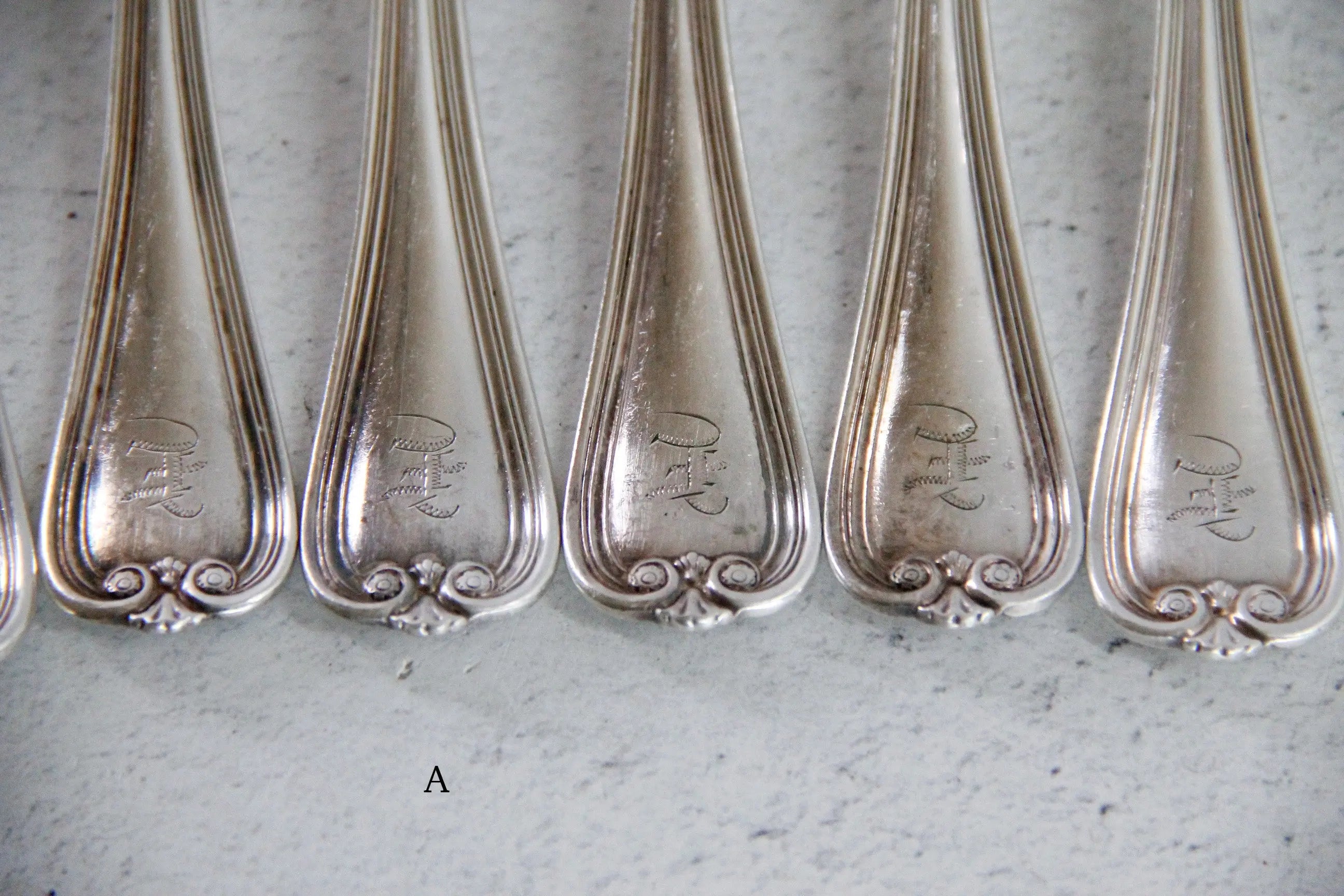 Antique Silver Flatware Set | 1847 Rogers Bros. Silverware  Debra Hall Lifestyle