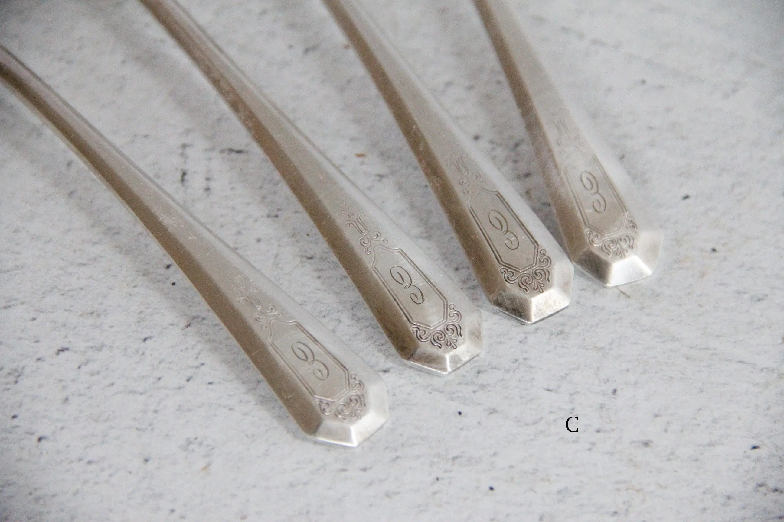 Antique Silver Flatware Set | 1847 Rogers Bros. Silverware  Debra Hall Lifestyle