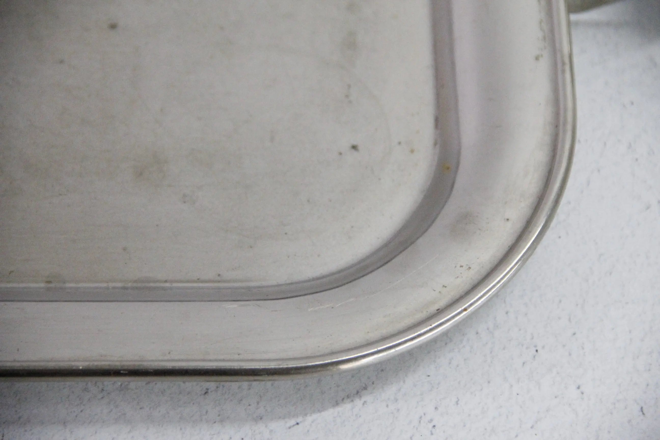 Antique Silver Serving Tray with Handles-Wood | Sternau & Co  Debra Hall Lifestyle