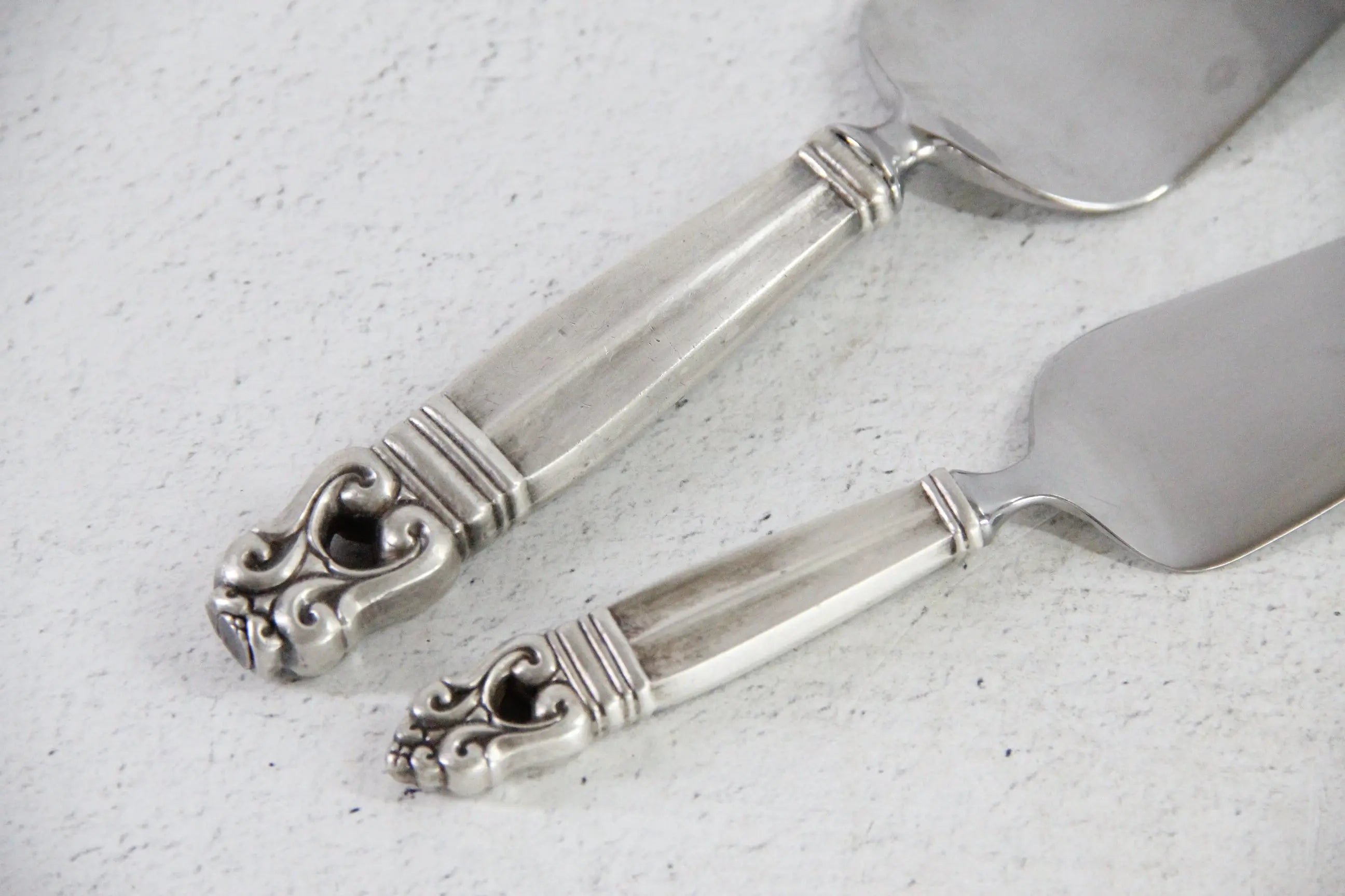 Antique Sterling Cake Server | Assorted Royal Danish Pie Server
