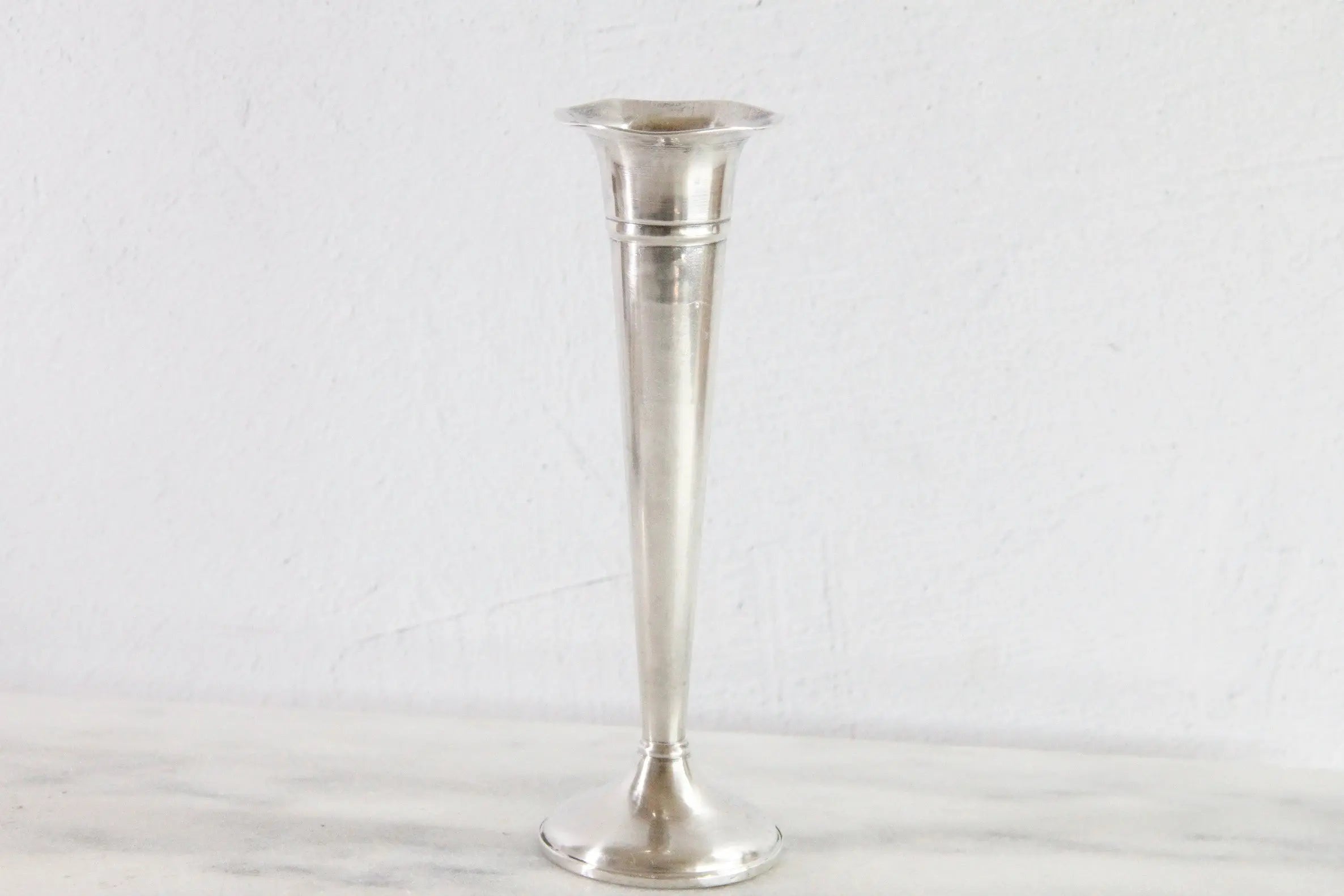Vintage Sterling Silver Vase Preisner 8" Trumpet Bud Vase 4.4 oz