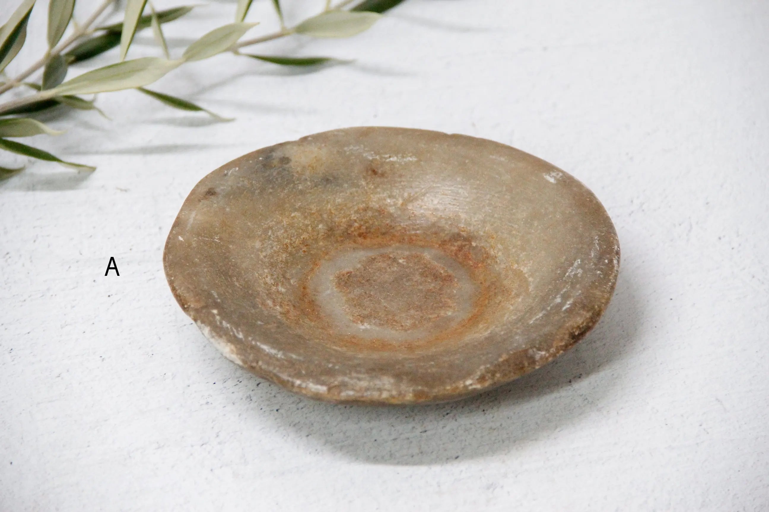 Antique Stone Bowl | Honed Limestone Small  Debra Hall Lifestyle