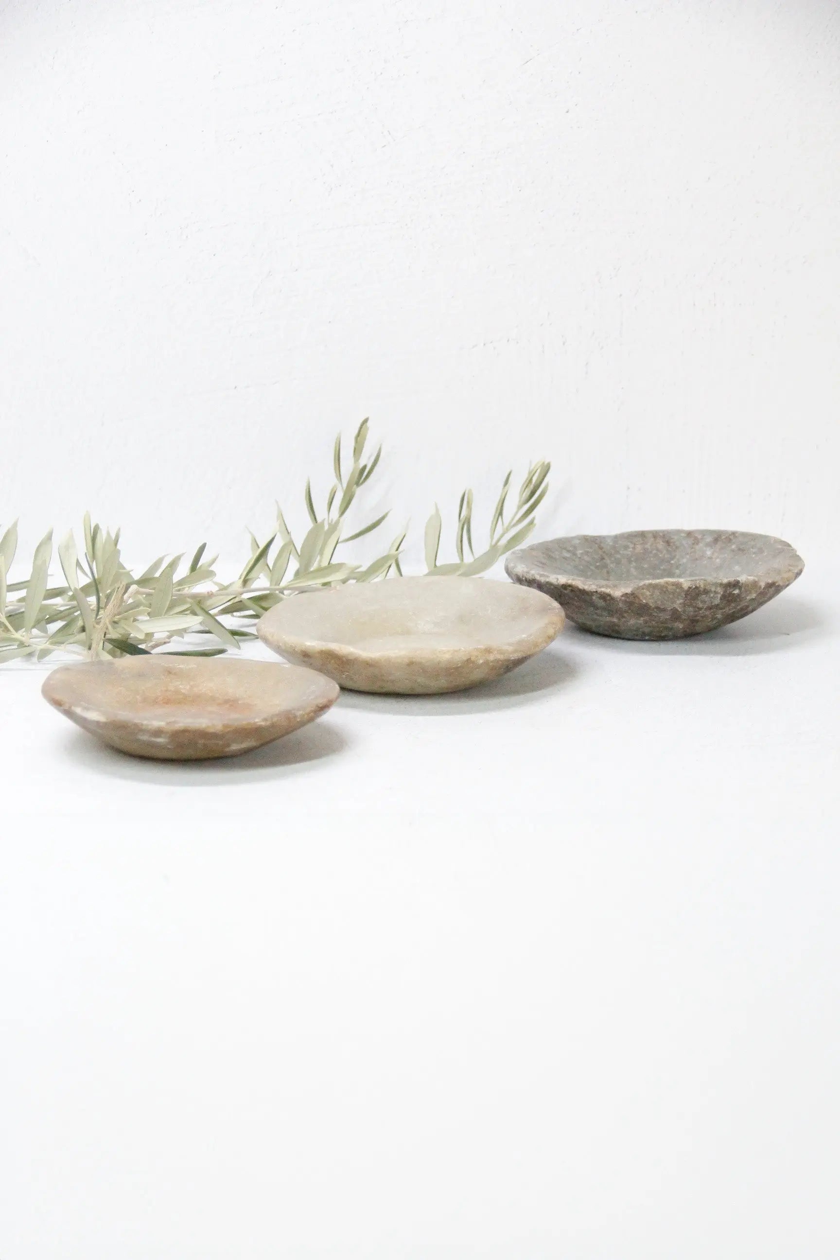 Antique Stone Bowl | Honed Limestone Small  Debra Hall Lifestyle