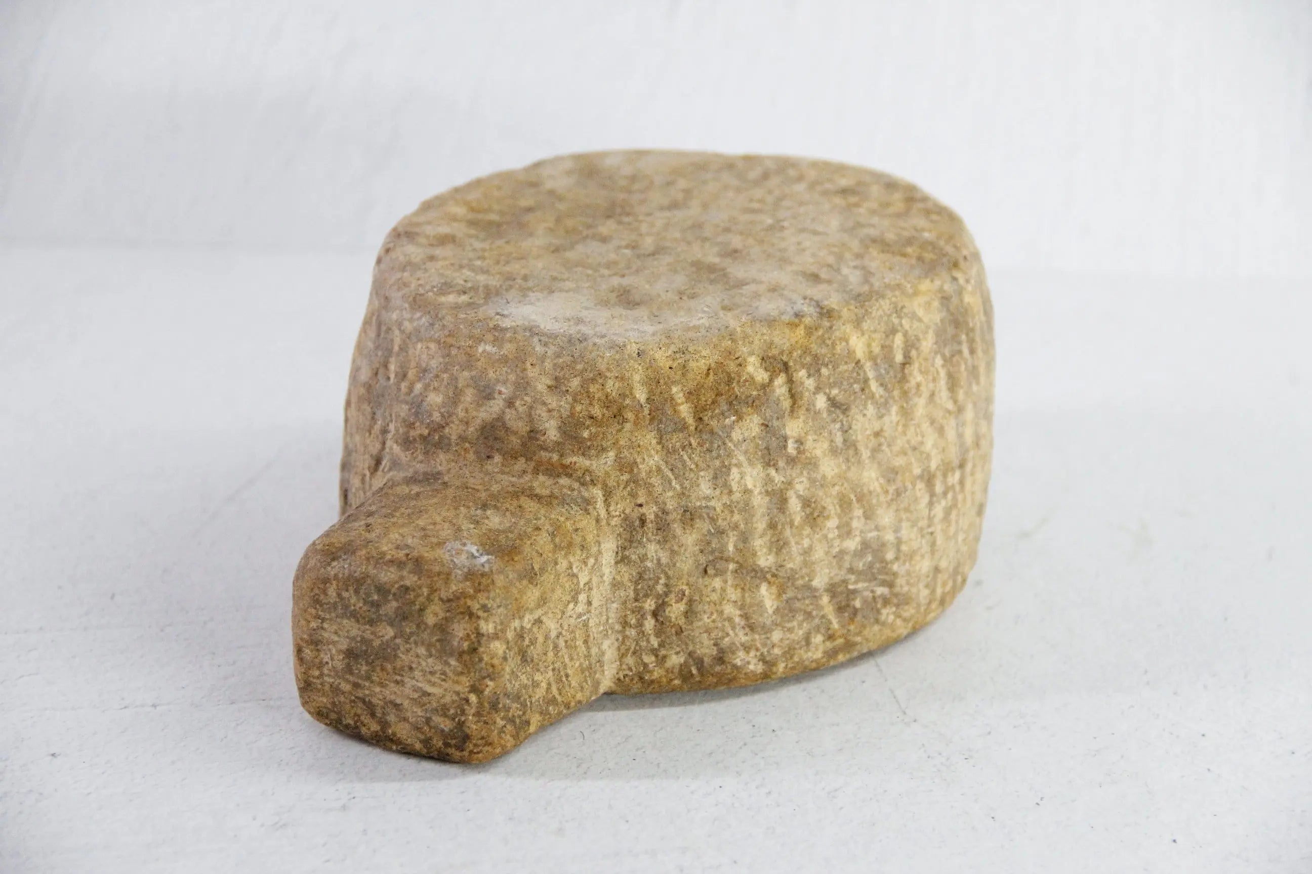 Antique Stone Mortar | Rustic with Handle  Debra Hall Lifestyle
