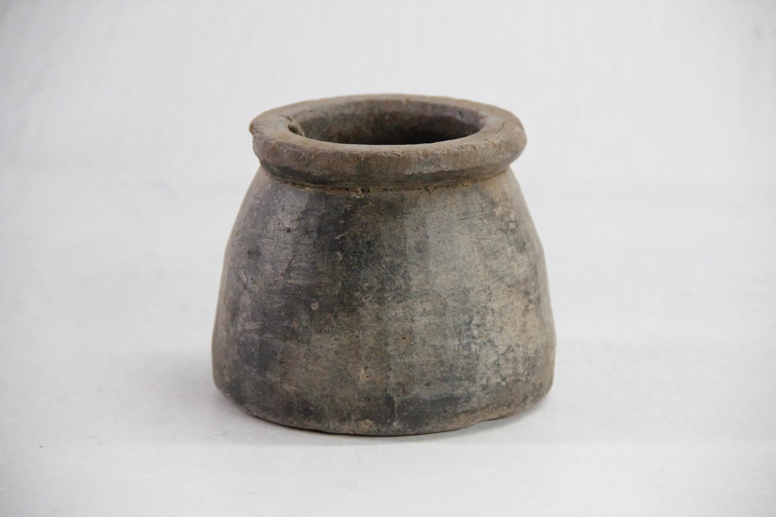 Antique Stone Pot | Small Carved Soapstone Cook Vessel  Debra Hall Lifestyle