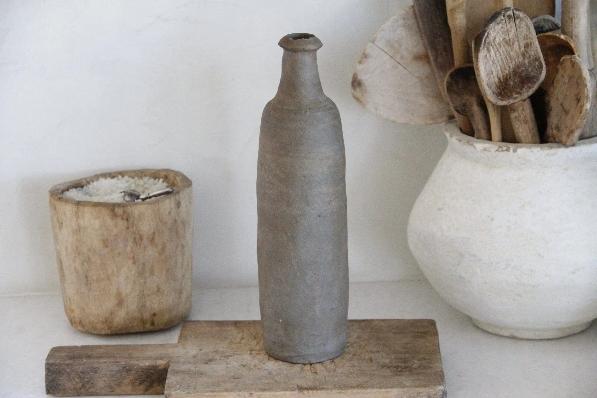 Antique Stoneware Bottle | French Calvados  Debra Hall Lifestyle