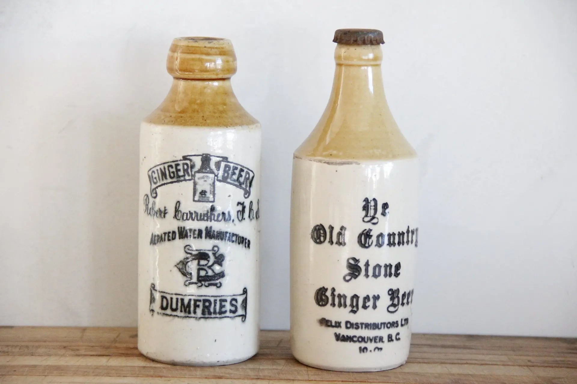 Antique Stoneware Bottle | Ginger Beer   Debra Hall Lifestyle