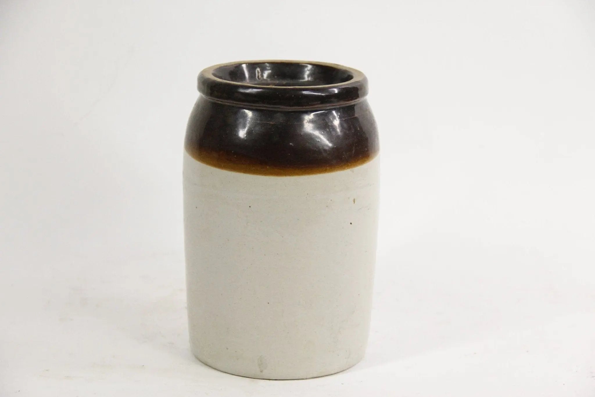 Antique Stoneware Canning Crock | Late 1800s Two Tone  Debra Hall Lifestyle