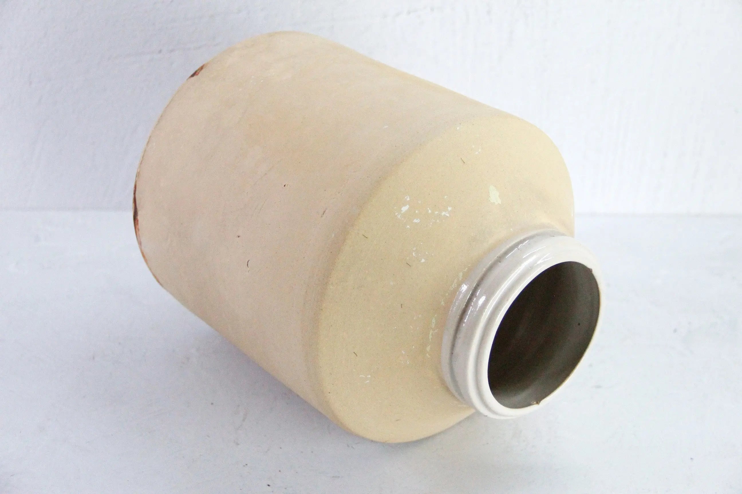 Antique Stoneware Canning Jar Cream Crock | Salt Glaze  Debra Hall Lifestyle