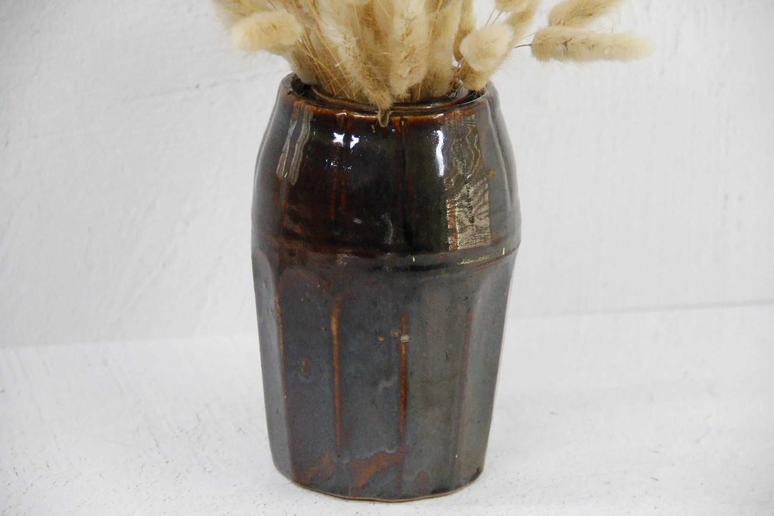 Antique Stoneware Canning Jar | Primitive Faceted-Peoria  Debra Hall Lifestyle