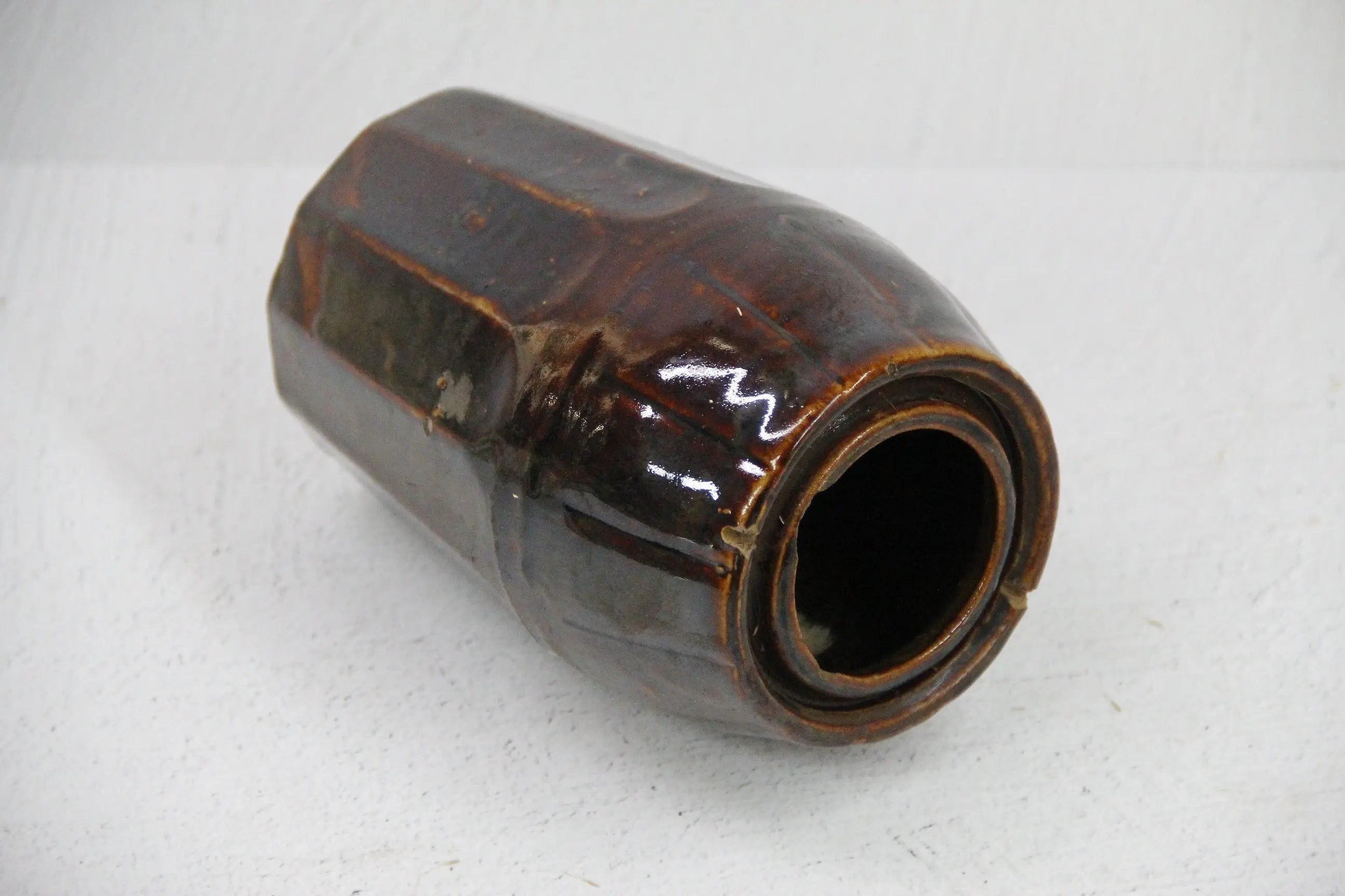 Antique Stoneware Canning Jar | Primitive Faceted-Peoria  Debra Hall Lifestyle
