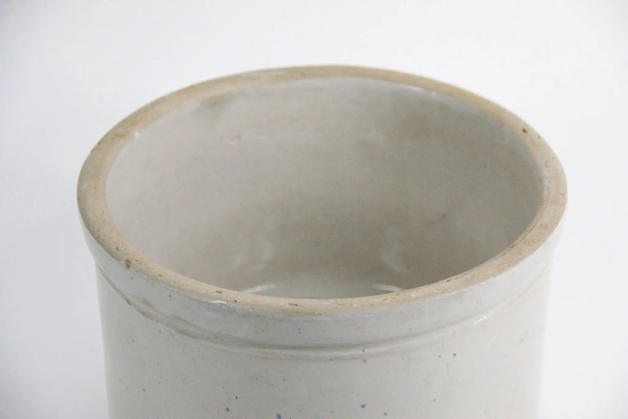 Antique Stoneware Crock | Light  Debra Hall Lifestyle