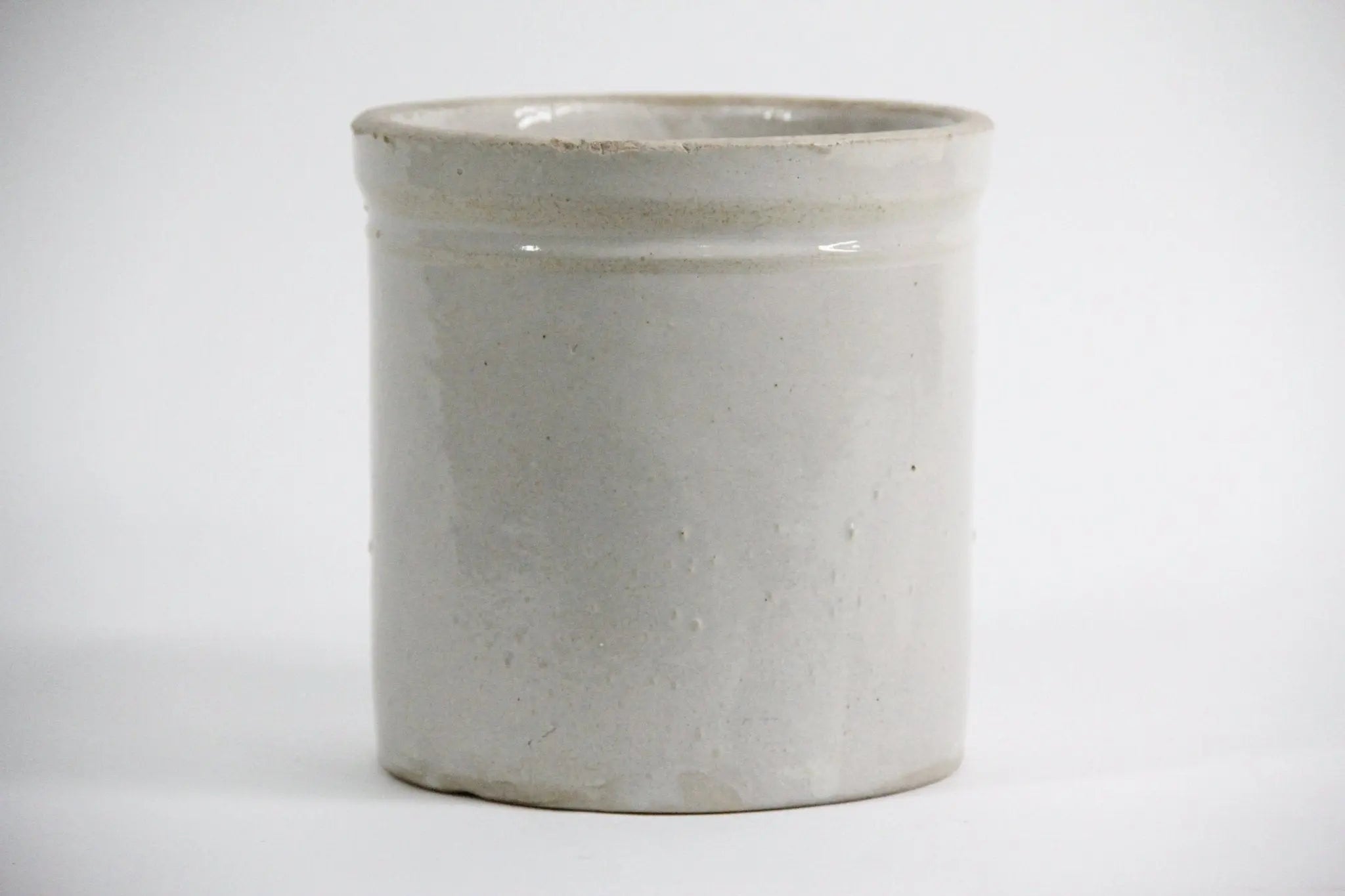 Antique Stoneware Crock | Light  Debra Hall Lifestyle