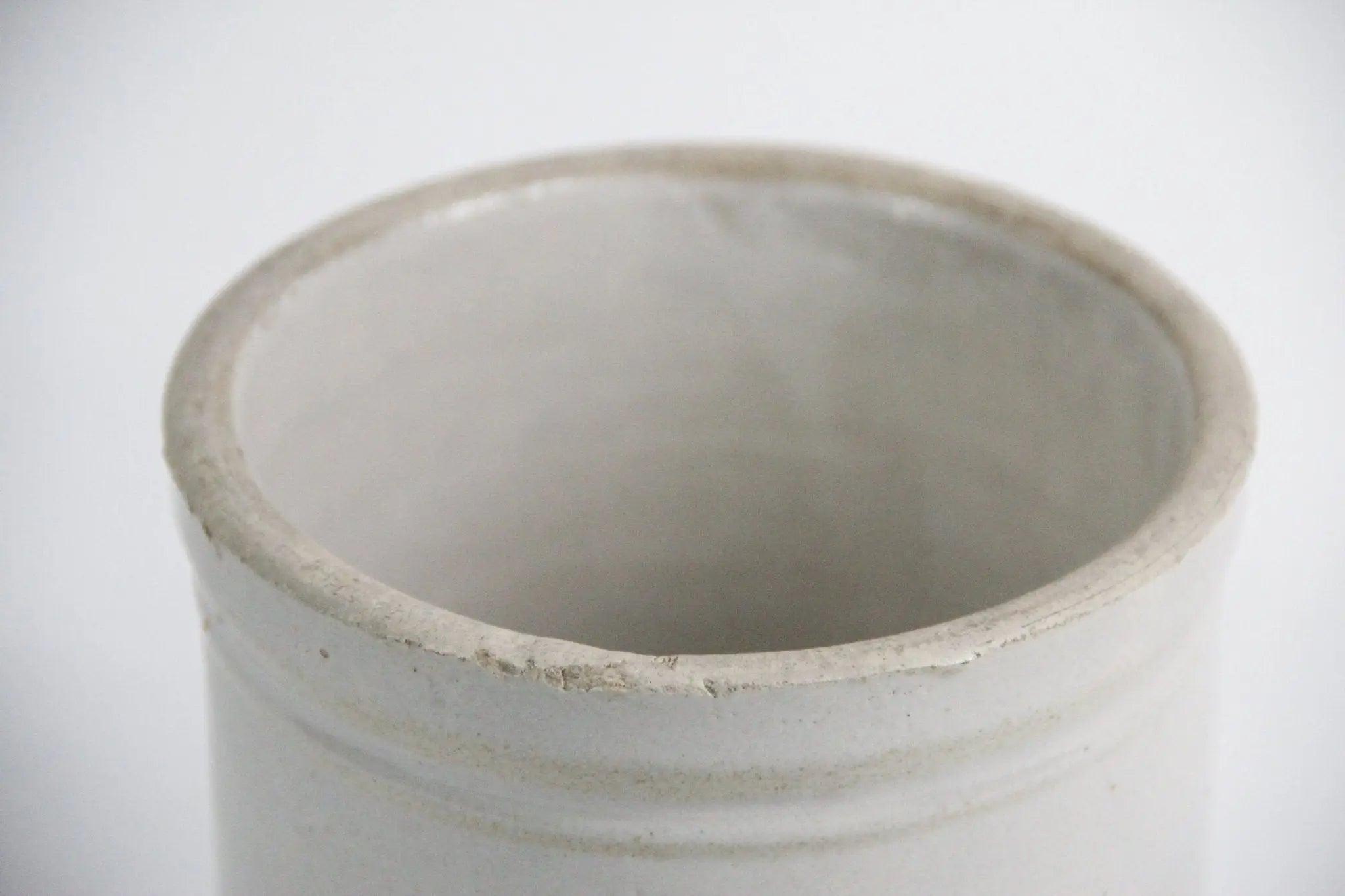 Antique Stoneware Crock | Light  Debra Hall Lifestyle