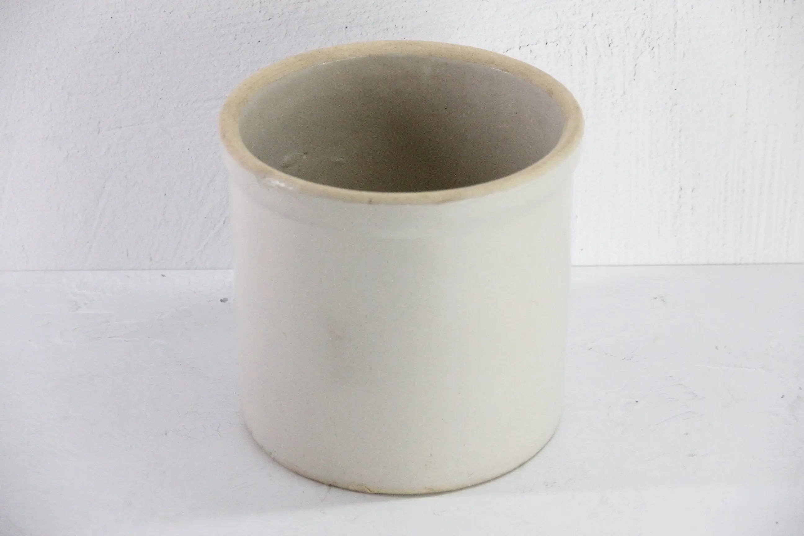 Antique Stoneware Crock | Primitive Home Decor Planter  Debra Hall Lifestyle
